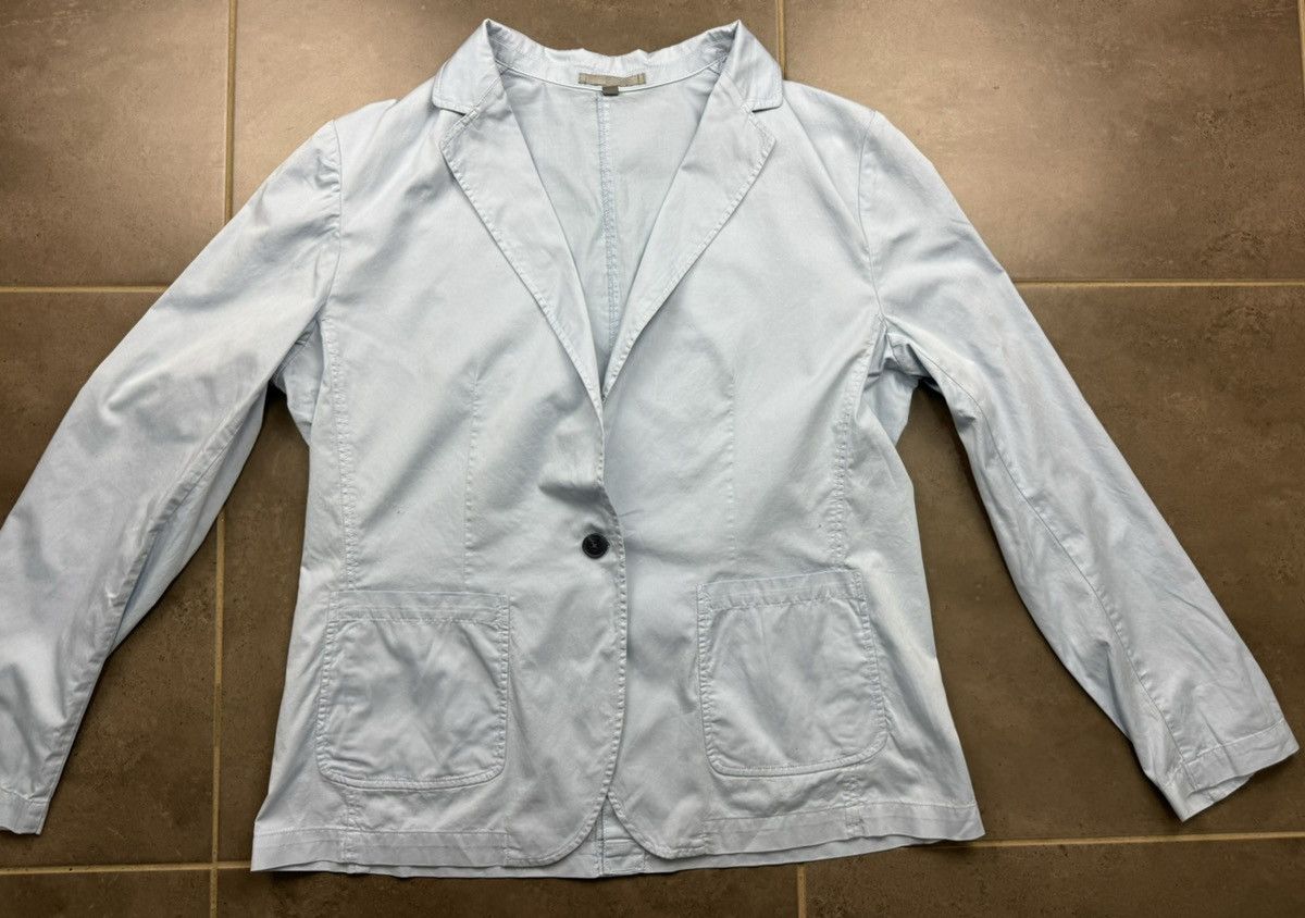 Uniqlo Uniqlo blue cotton women XL blazer Size XL / US 12-14 / IT 48-50 - 2 Thumbnail