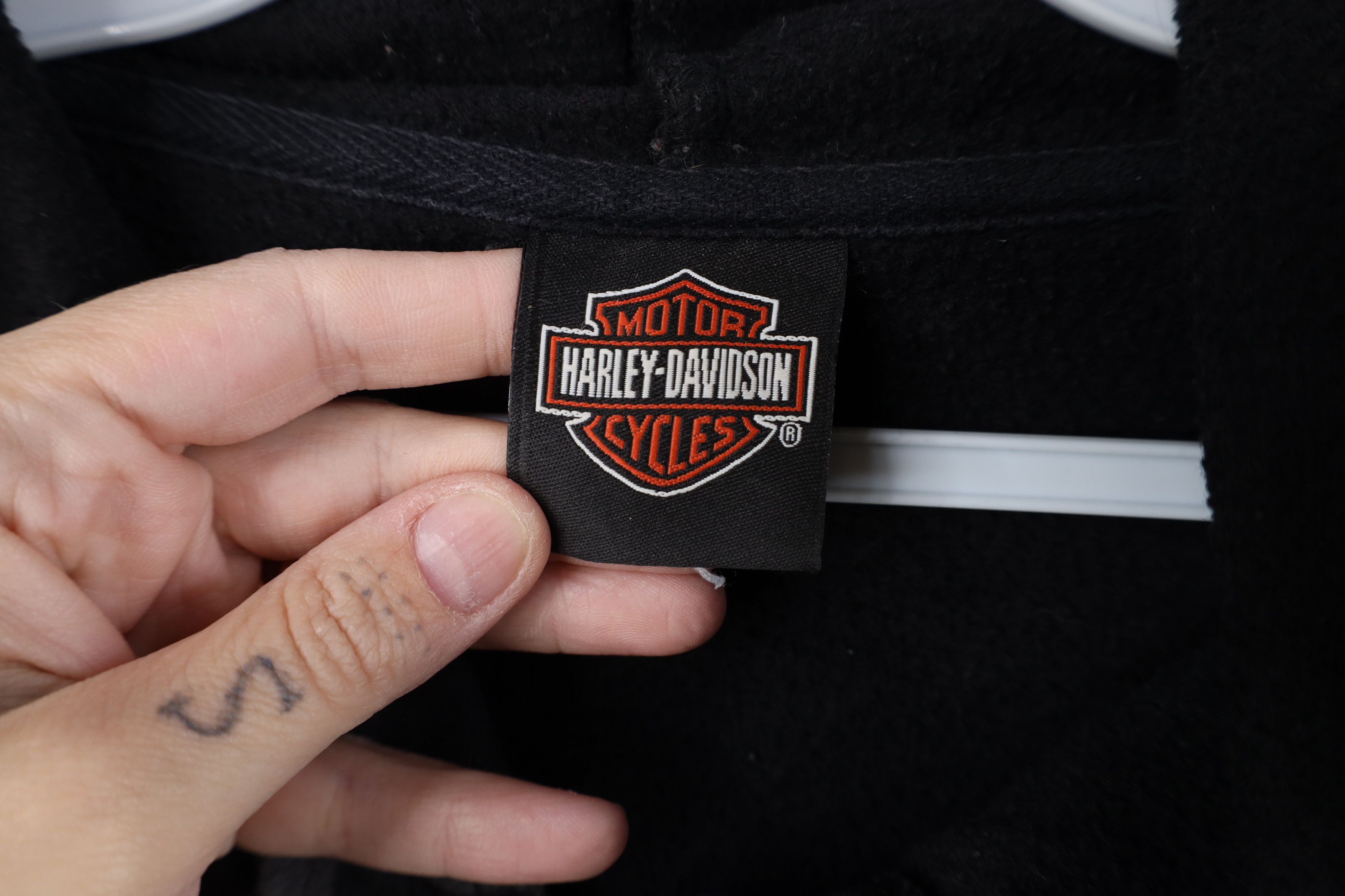 Harley Davidson Vintage Y2K Harley Davidson Acid Wash Full Zip Hoodie Gray Size US M / EU 48-50 / 2 - 4 Thumbnail
