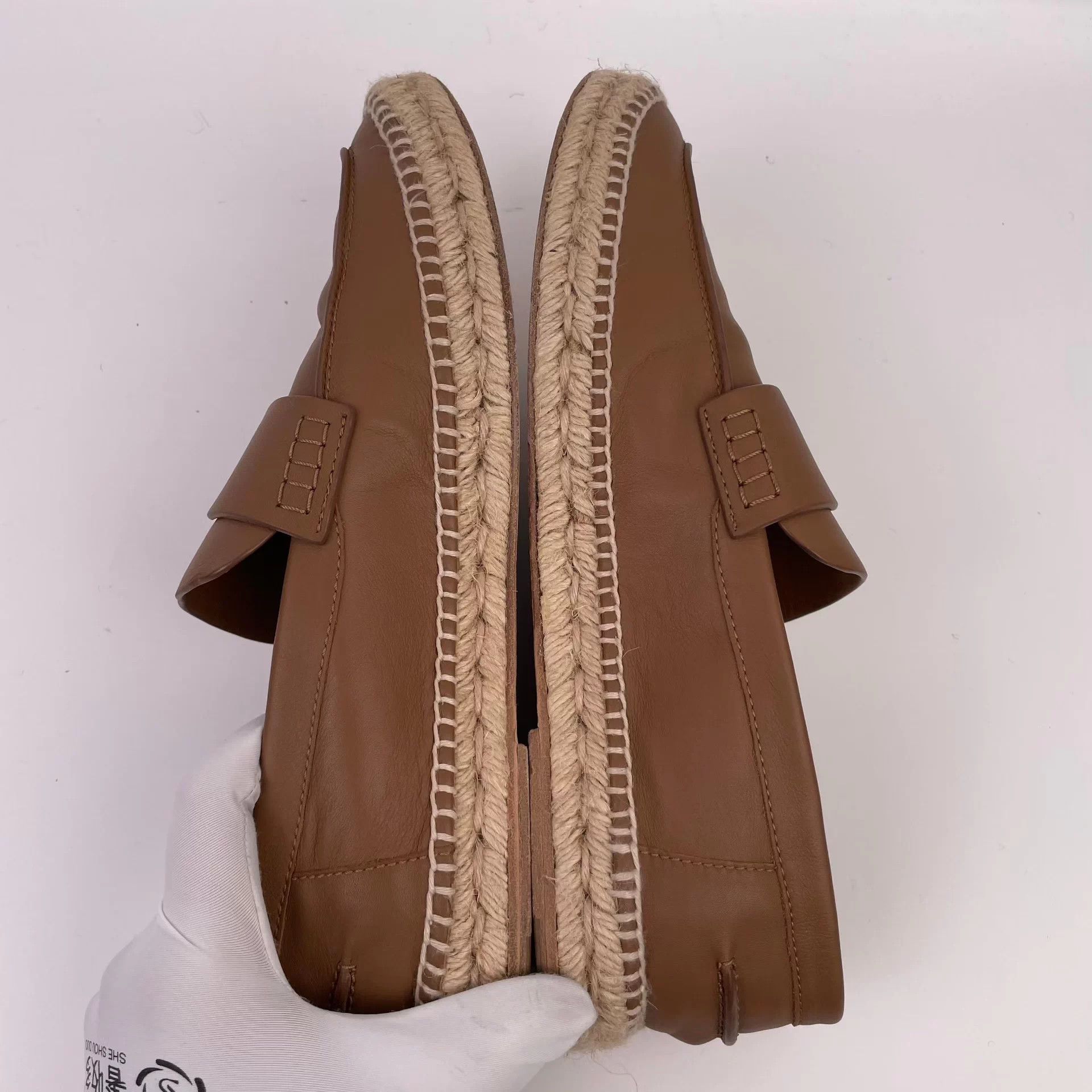 Hermes Hermès leather dress shoes brown 43 Size US 10 / EU 43 - 7 Thumbnail