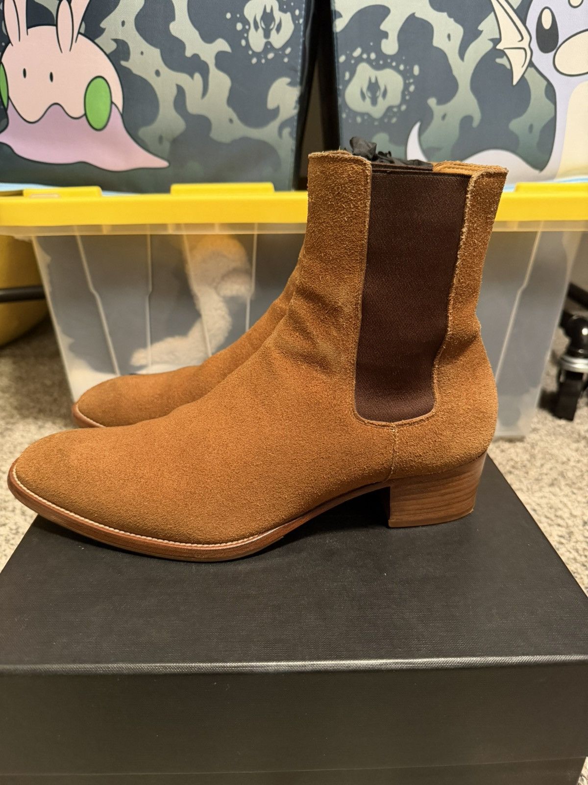 Saint Laurent Paris VERY RARE FW13 Noisette Chelsea Boot Size US 9 / EU 42 - 2 Thumbnail