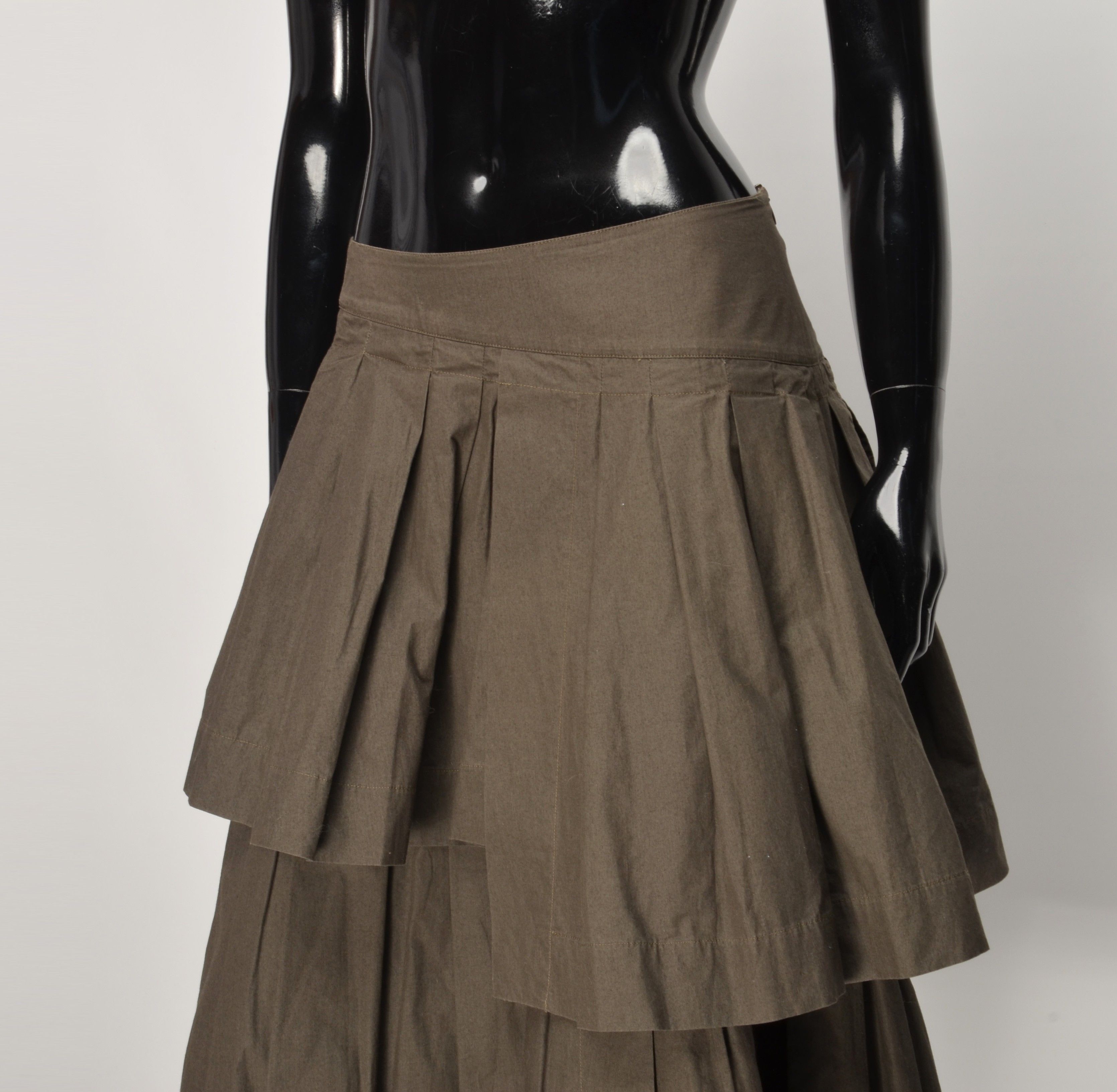 Other Lilith Paris Y2K Grunge Layered Pleated A-Line Skirt Size 26" / US 2 / IT 38 - 2 Thumbnail