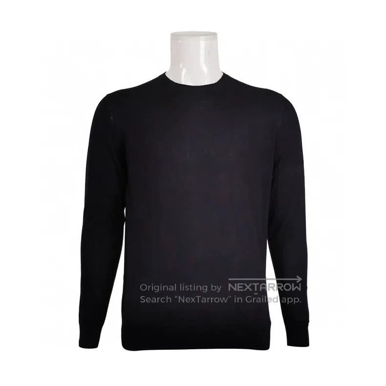 Loewe Loewe Wool Solid Color Crew Neck Knit Top Size S / US 4 / IT 40 - 1 Thumbnail