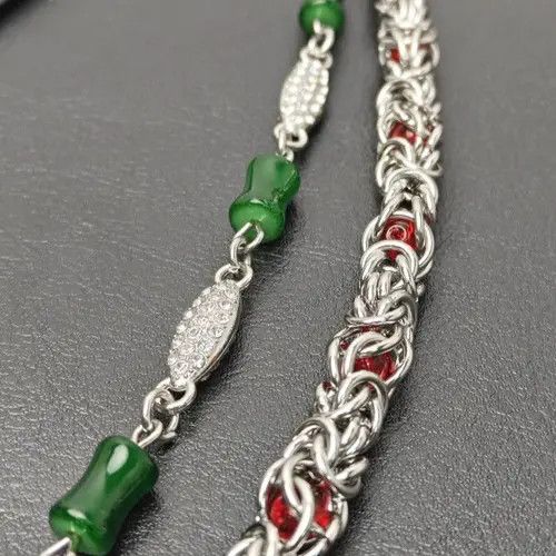 Japanese Brand 2 Layer Natural Echo Pearled Wallet Chain Size ONE SIZE - 4 Thumbnail