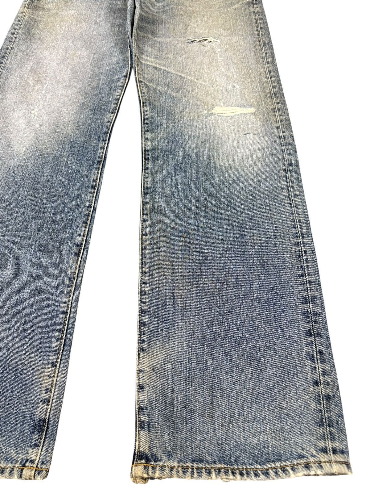 Uniqlo Vintage Japanese Uniqlo Mud Wash Distressed Baggy Jeans Size US 35 - 7 Thumbnail