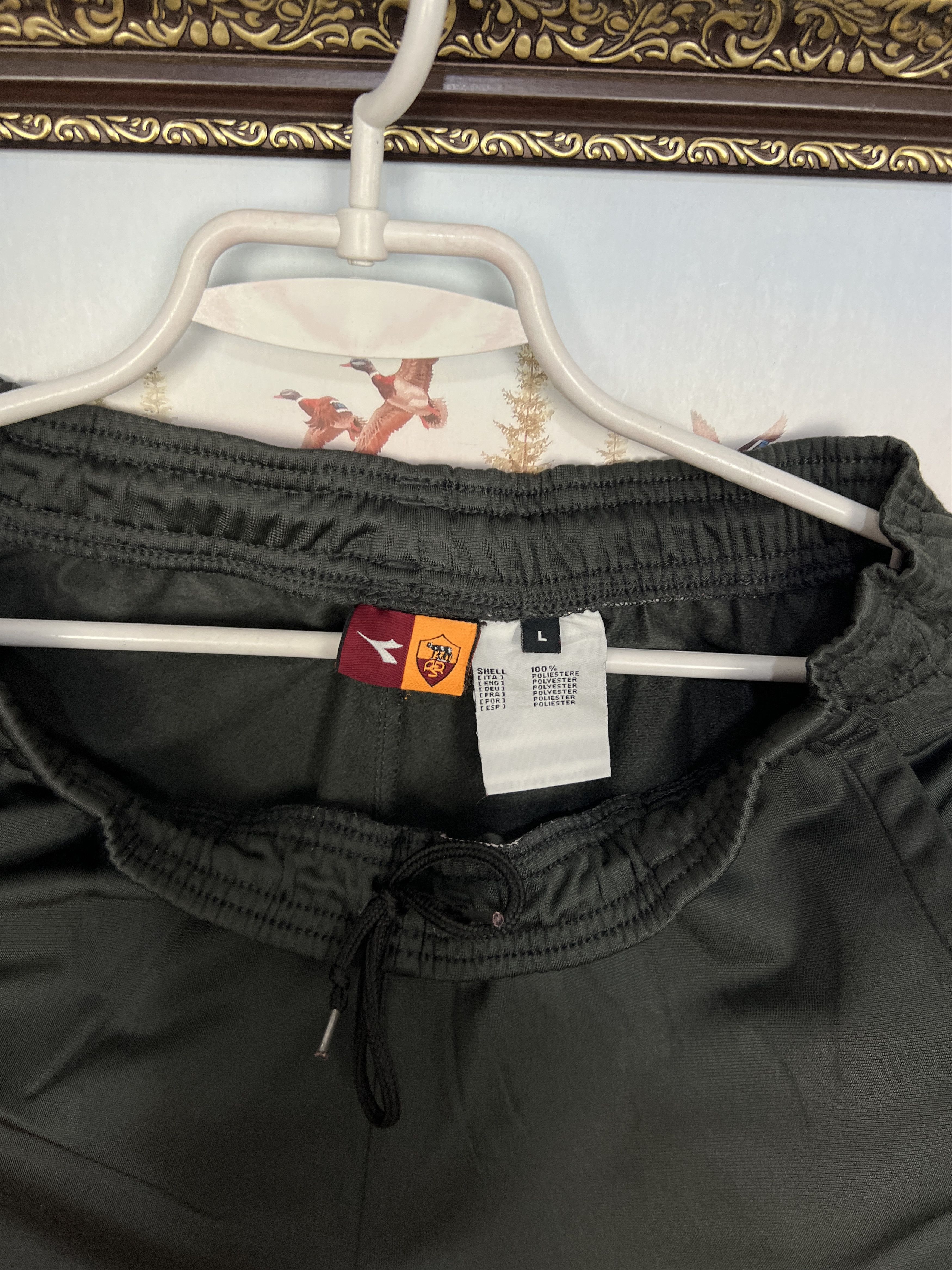 Diadora Vintage AS Roma Football Track Suit Soccer Set Jacket Pants Size US M / EU 48-50 / 2 - 9 Thumbnail