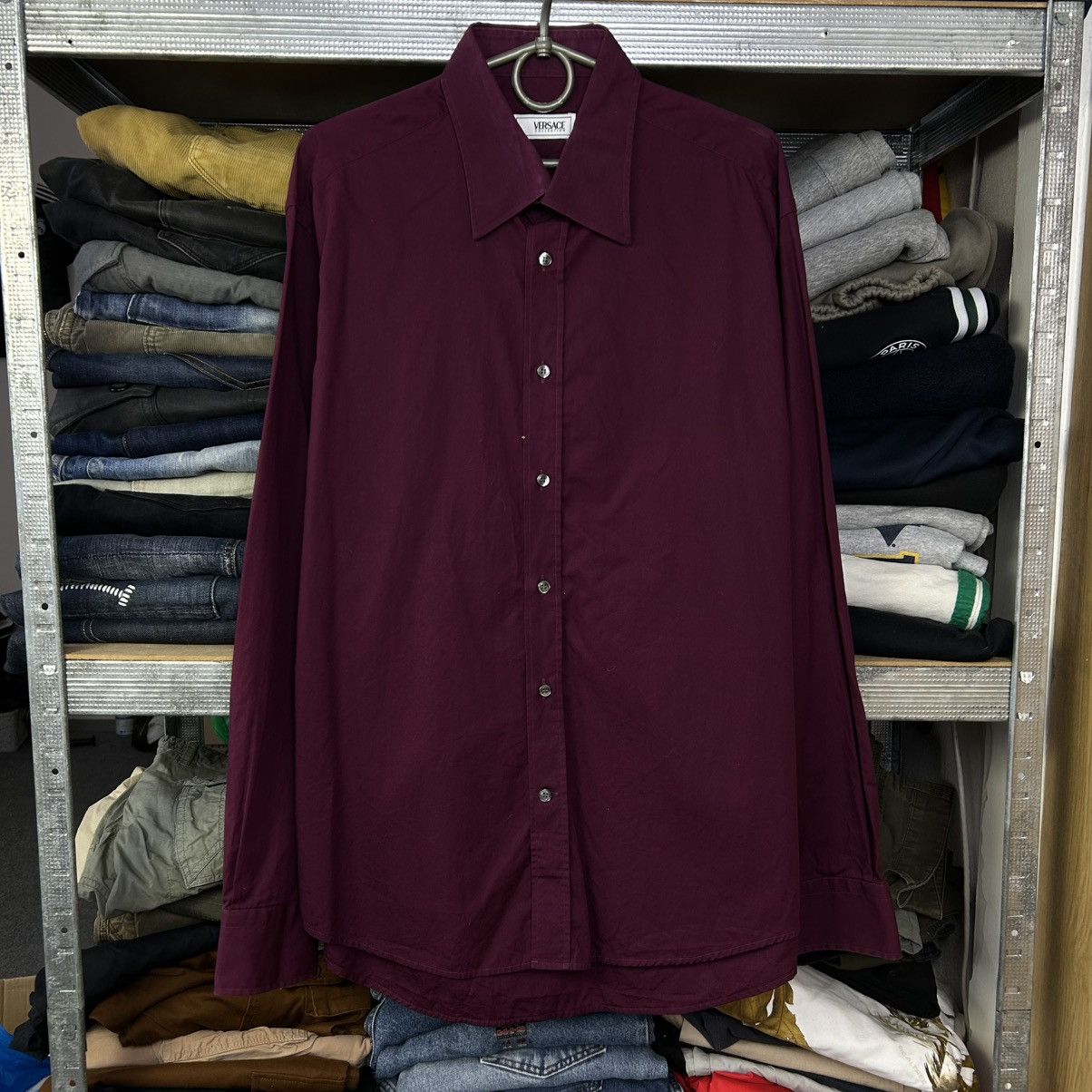 Luxury Versace Collection Basic Button Designer shirt