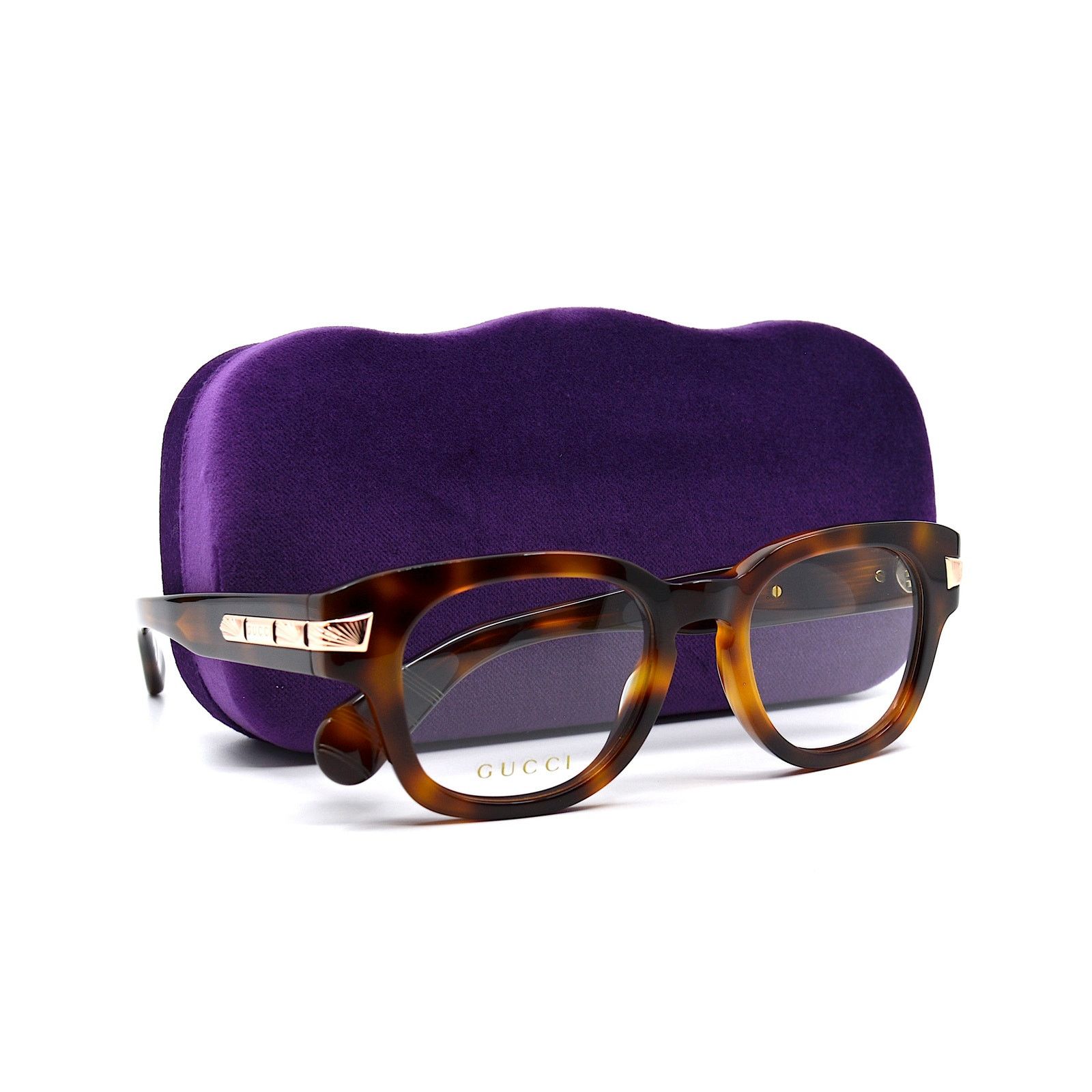 Gucci NEW GUCCI GG1518O 002 HAVANA AUTHENTIC EYEGLASSES FRAME Size ONE SIZE - 14 Thumbnail