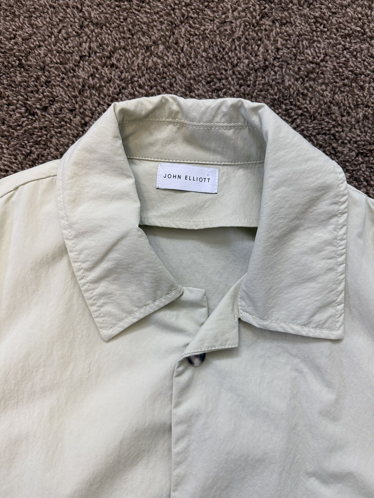 John Elliott John Elliott Nylon Coach Jacket Sail Medium Size 2 Size US M / EU 48-50 / 2 - 3 Thumbnail
