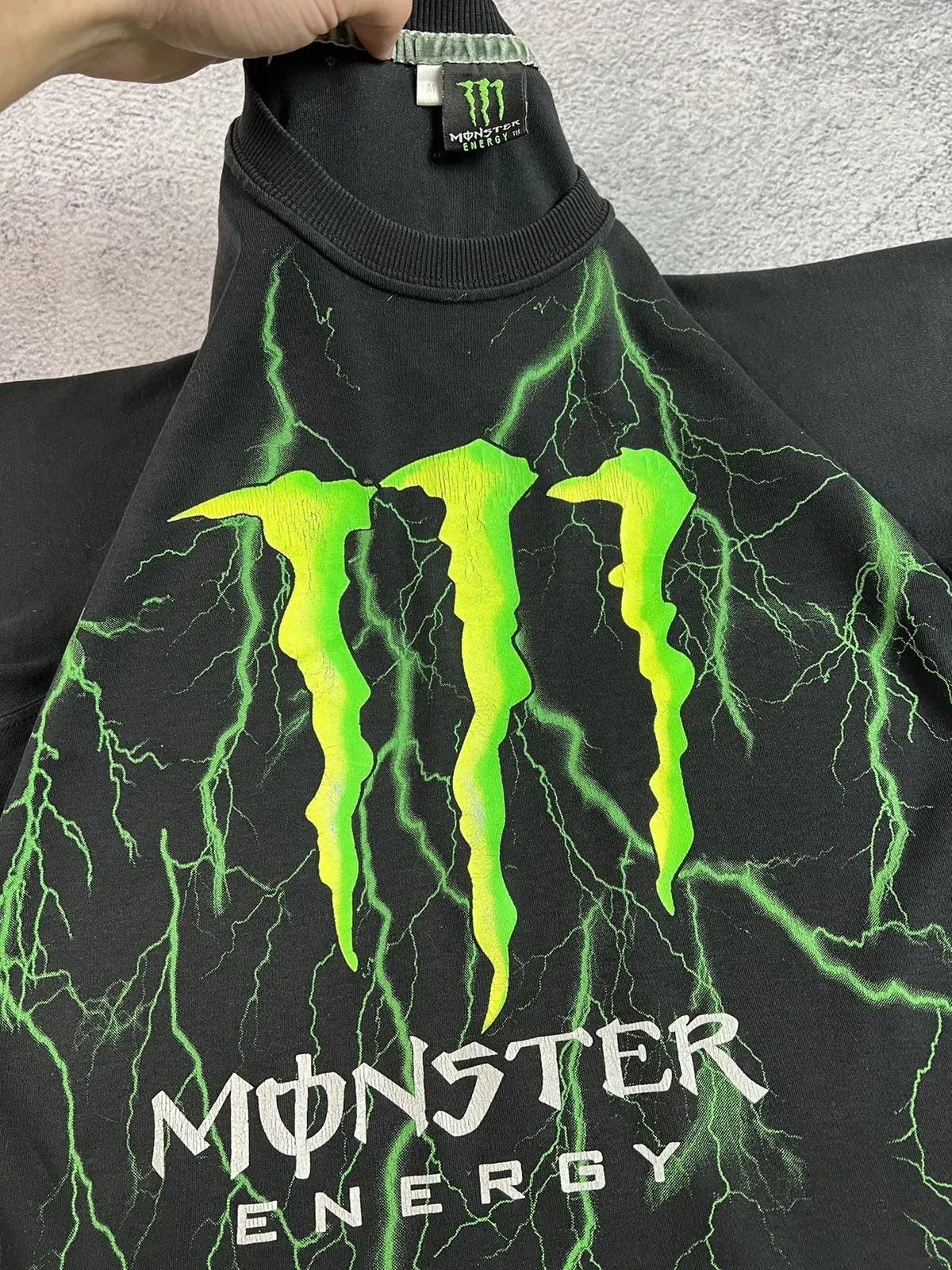 Vintage Monster energy big logo T-shirt Size US M / EU 48-50 / 2 - 8 Thumbnail