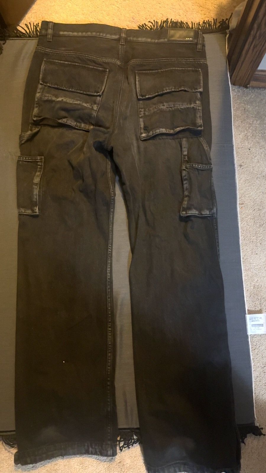Amiri *STEAL*! Amiri Wide Leg Workmen Denim Size US 34 / EU 50 - 10 Thumbnail