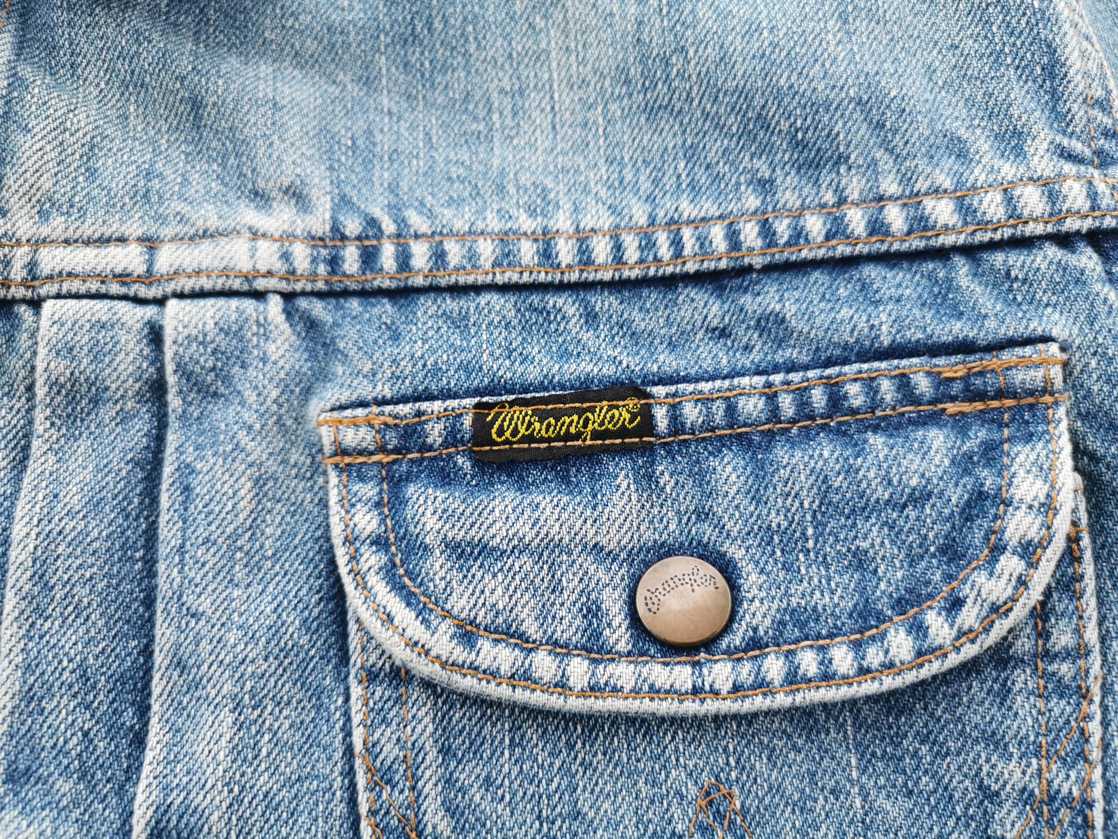 Wrangler Distressed Jacket Vintage 90s Wrangler Denim Jacket Size M Size US M / EU 48-50 / 2 - 4 Thumbnail