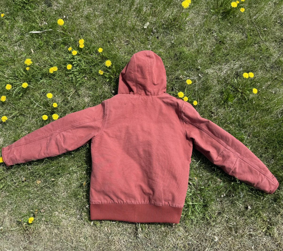 Carhartt Vintage Carhartt Red Hooded Jacket Size US L / EU 52-54 / 3 - 2 Thumbnail