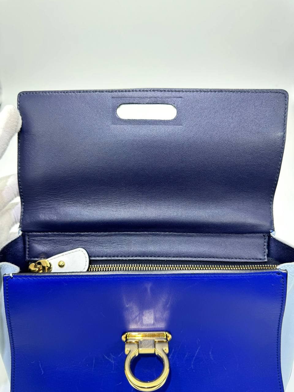 Salvatore Ferragamo Salvatore Ferragamo Medium Sofia Leather Satchel Size ONE SIZE - 11 Thumbnail