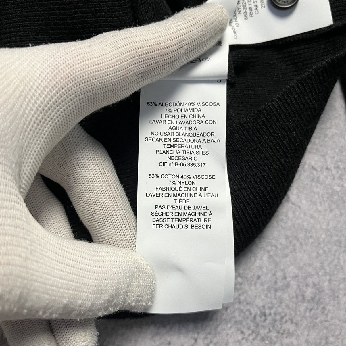 Coach × Designer Coach Black Cardigan Sweater Luxury Designer Size XXS / US 00 / IT 34 - 8 Thumbnail
