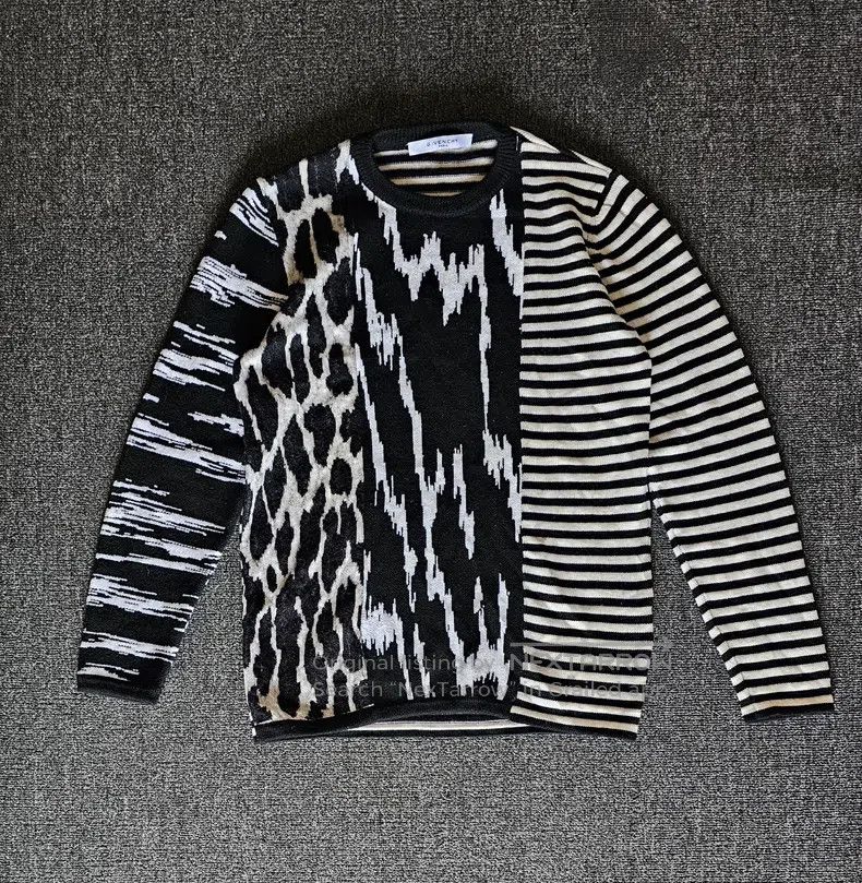 Givenchy Givenchy Wool sweater knit top black and white striped wit Size US XS / EU 42 / 0 - 1 Thumbnail