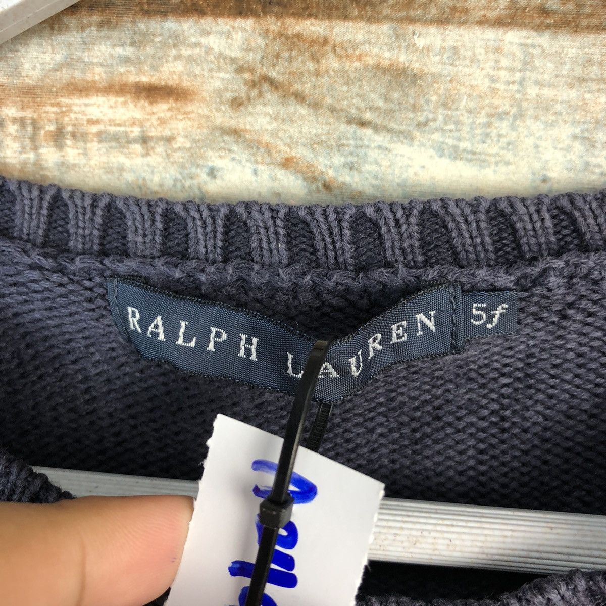 Ralph Lauren Ralph Lauren Sport Dark Blue Knitwear tee #A2499 Size S / US 4 / IT 40 - 10 Thumbnail