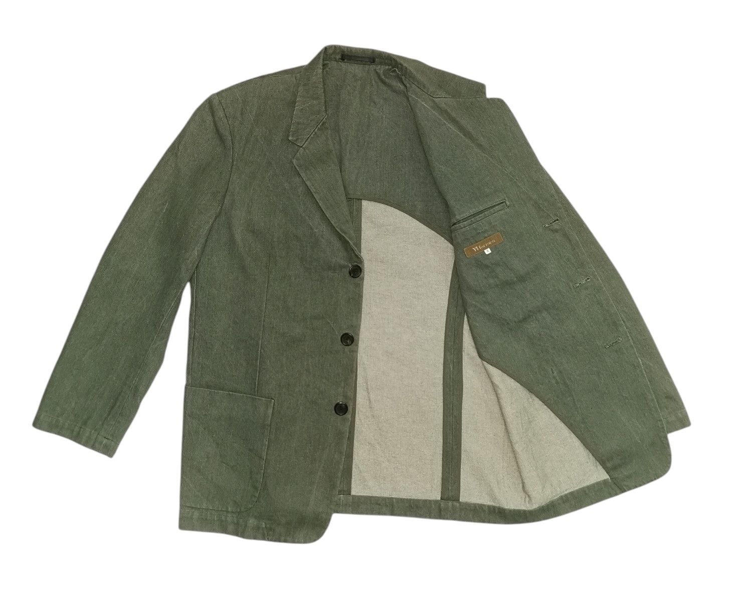 Yohji Yamamoto Yohji Yamamoto Denim Blazer Jacket Size US M / EU 48-50 / 2 - 7 Thumbnail
