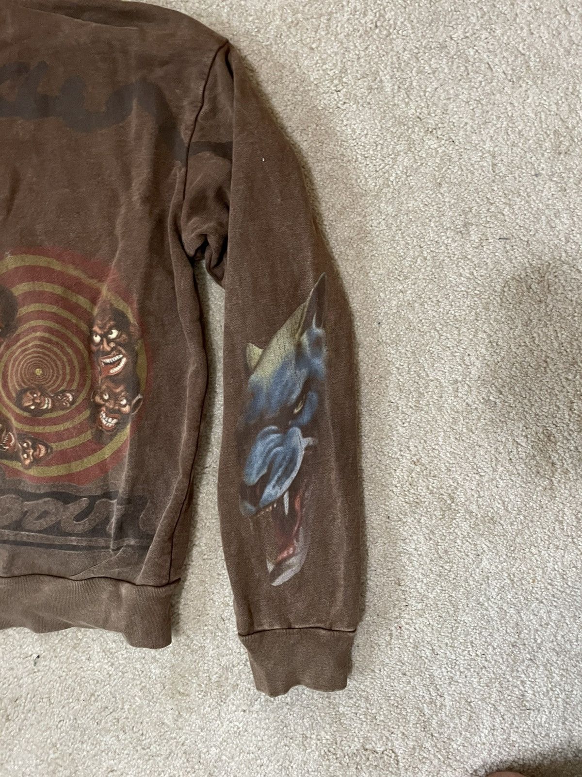 Travis Scott Travis Scott Utopia Tour Brown zip up Size:Small Size US S / EU 44-46 / 1 - 3 Thumbnail