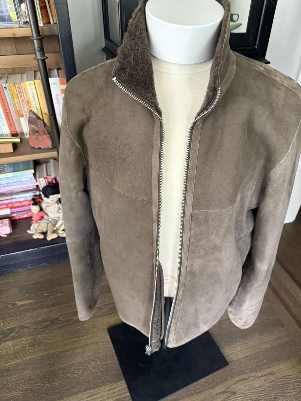 Rag & Bone Rag & Bone Large Chocolate Brown Shearling Size US L / EU 52-54 / 3 - 1 Thumbnail