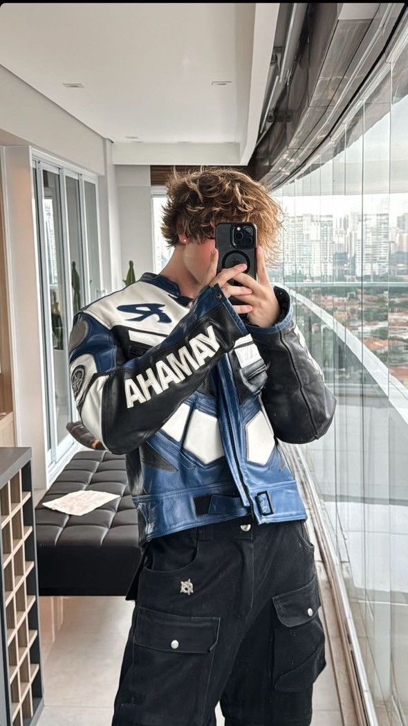 Vintage Rare Vintage Yamaha Racing Leather Jacket – Level 2 Armored Size US XL / EU 56 / 4 - 2 Thumbnail