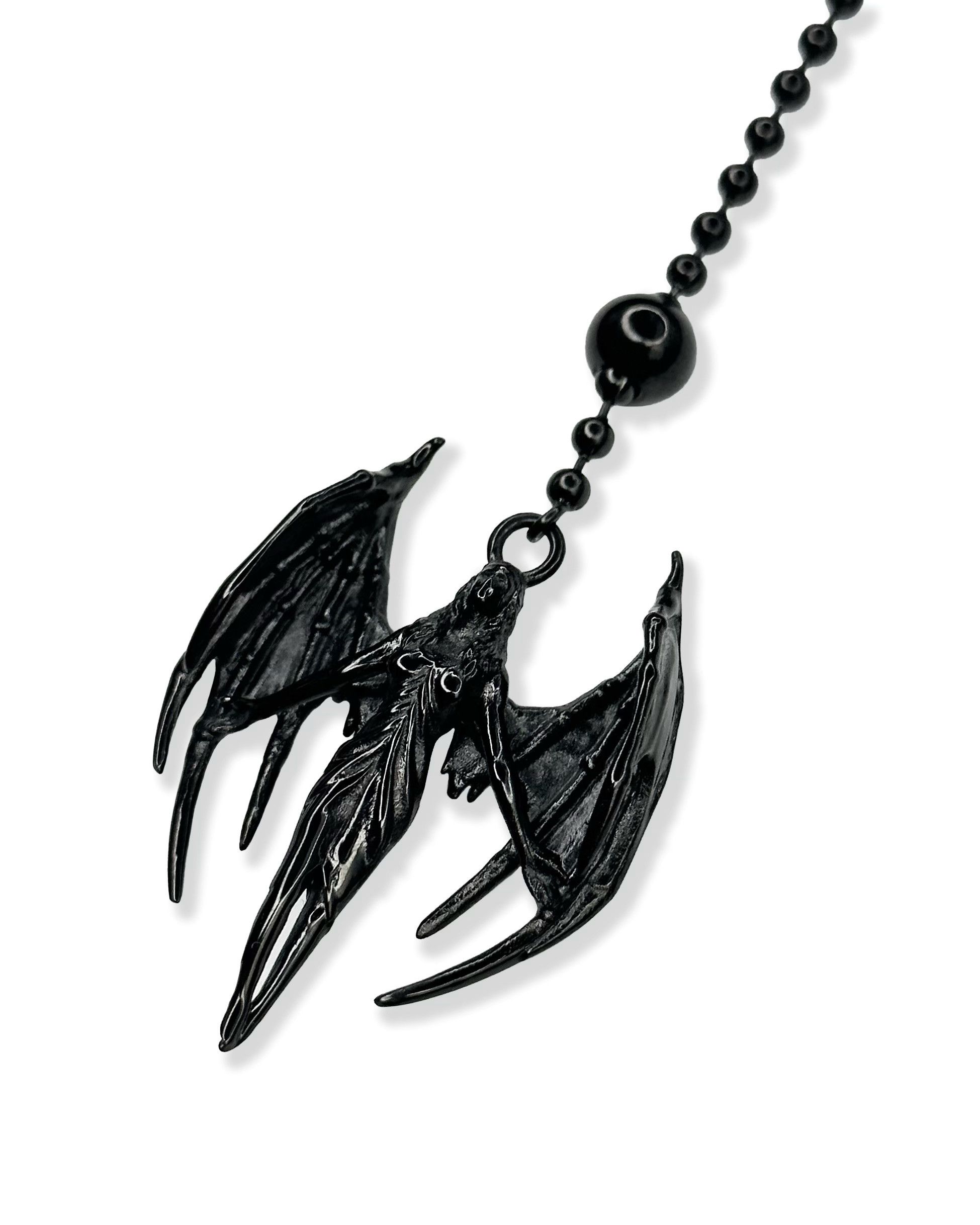 Copes Wicca Phase Fallen Angel Rosary - Black Gunmetal Size ONE SIZE - 1 Thumbnail