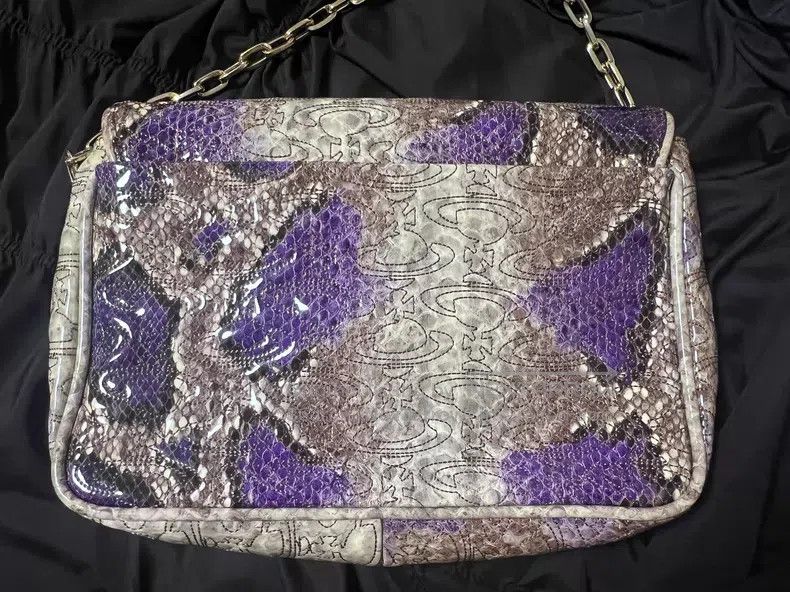 Vivienne Westwood Vivienne Westwood size OS Snake纹 logo chain bag, large size Size ONE SIZE - 3 Thumbnail