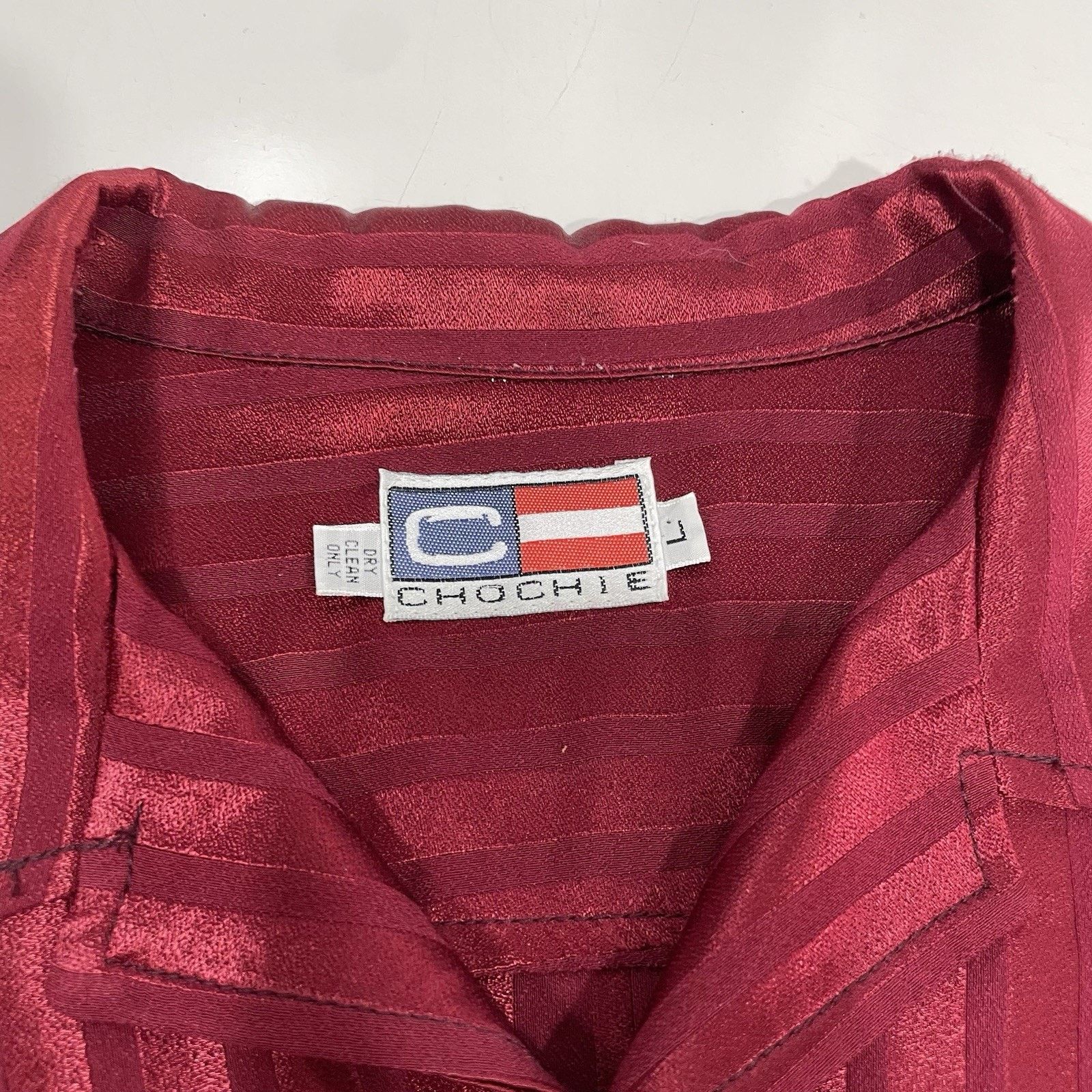 Chocolate VTG CHOCHIE Men’s Shirt L Retro Pin Up Girl Flashy Club Dice Size US L / EU 52-54 / 3 - 4 Thumbnail