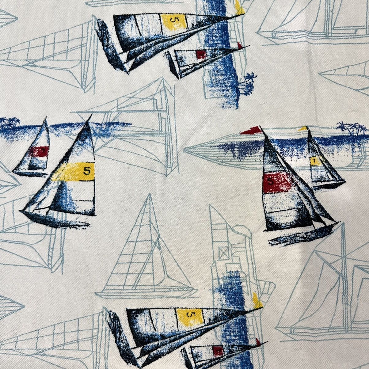 Other Crazy vintage aop sailboats polo shirt Size US L / EU 52-54 / 3 - 2 Thumbnail