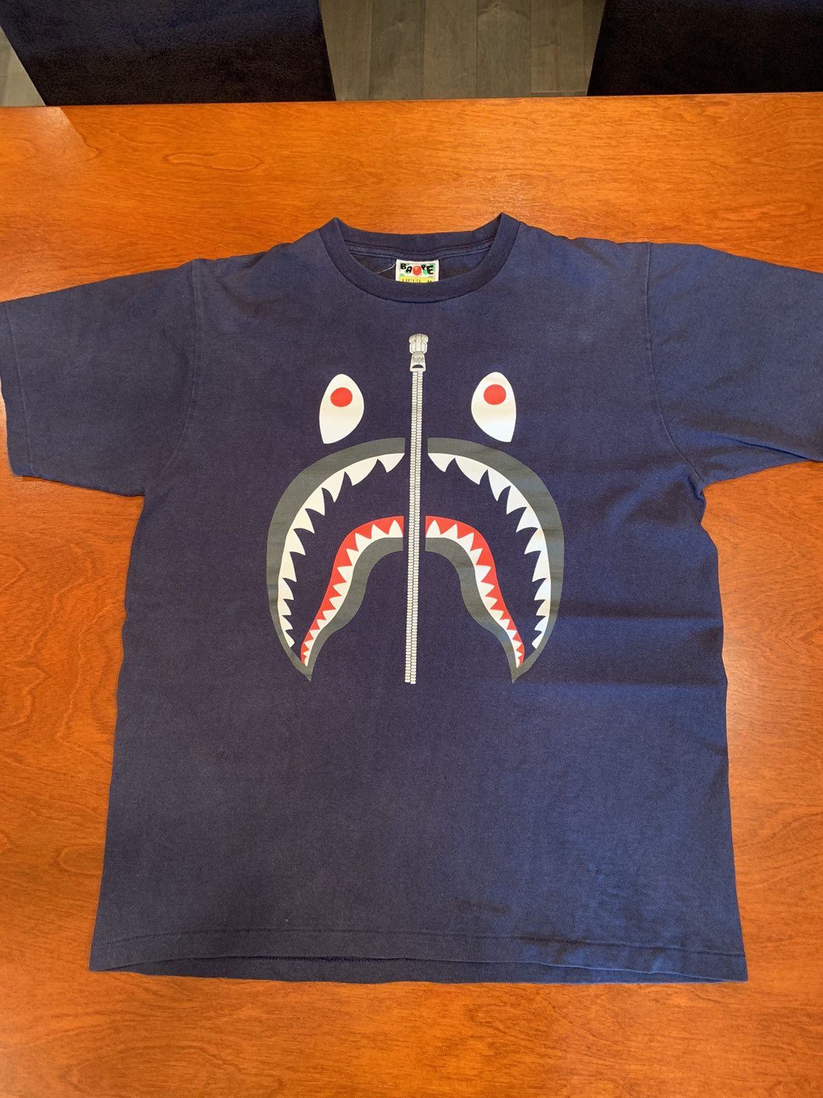 Bape Shark Tee Navy