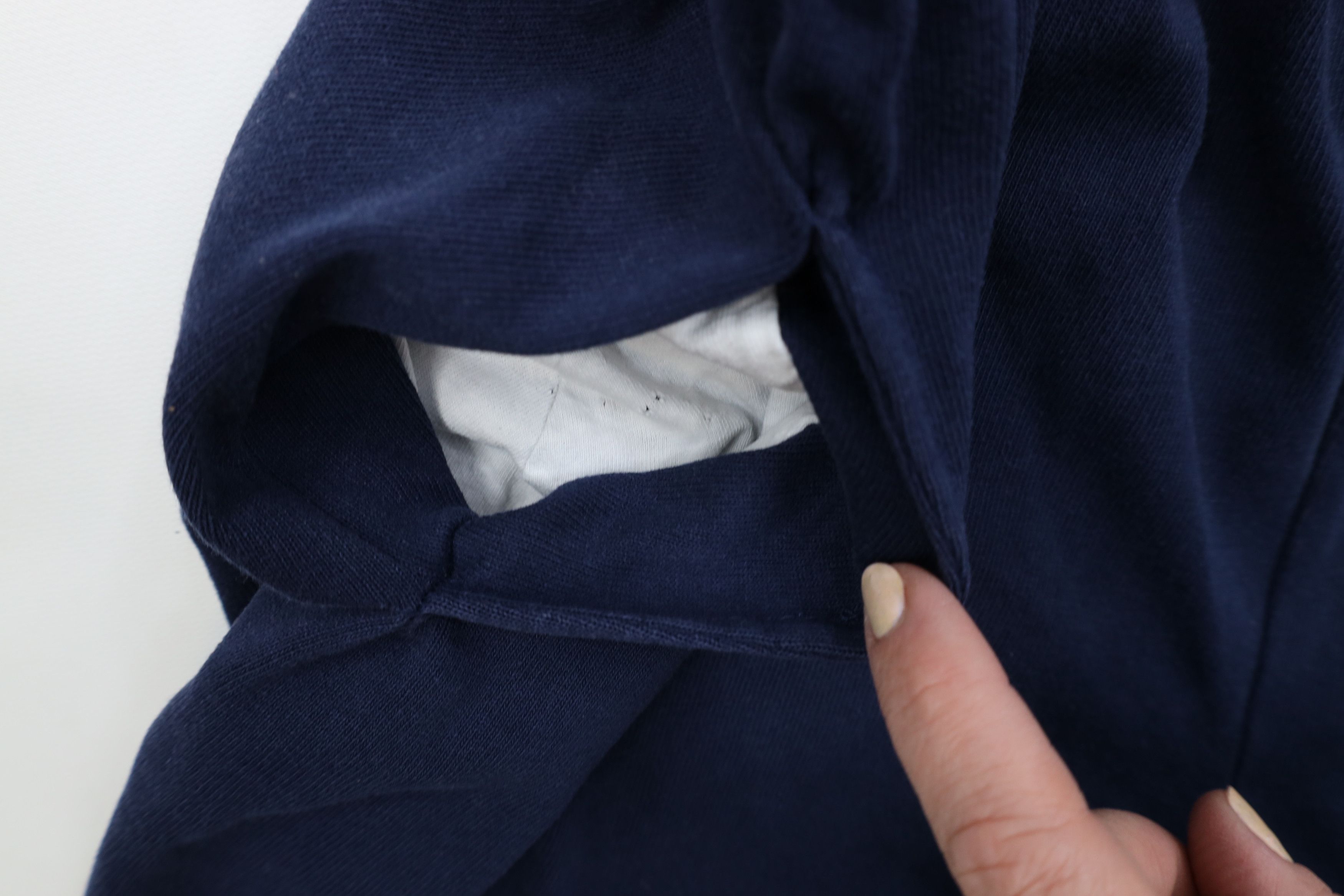 Russell Athletic Vintage 90s Y2K Russell Athletic Knee Dad Shorts Navy Blue Size US 36 / EU 52 - 6 Thumbnail