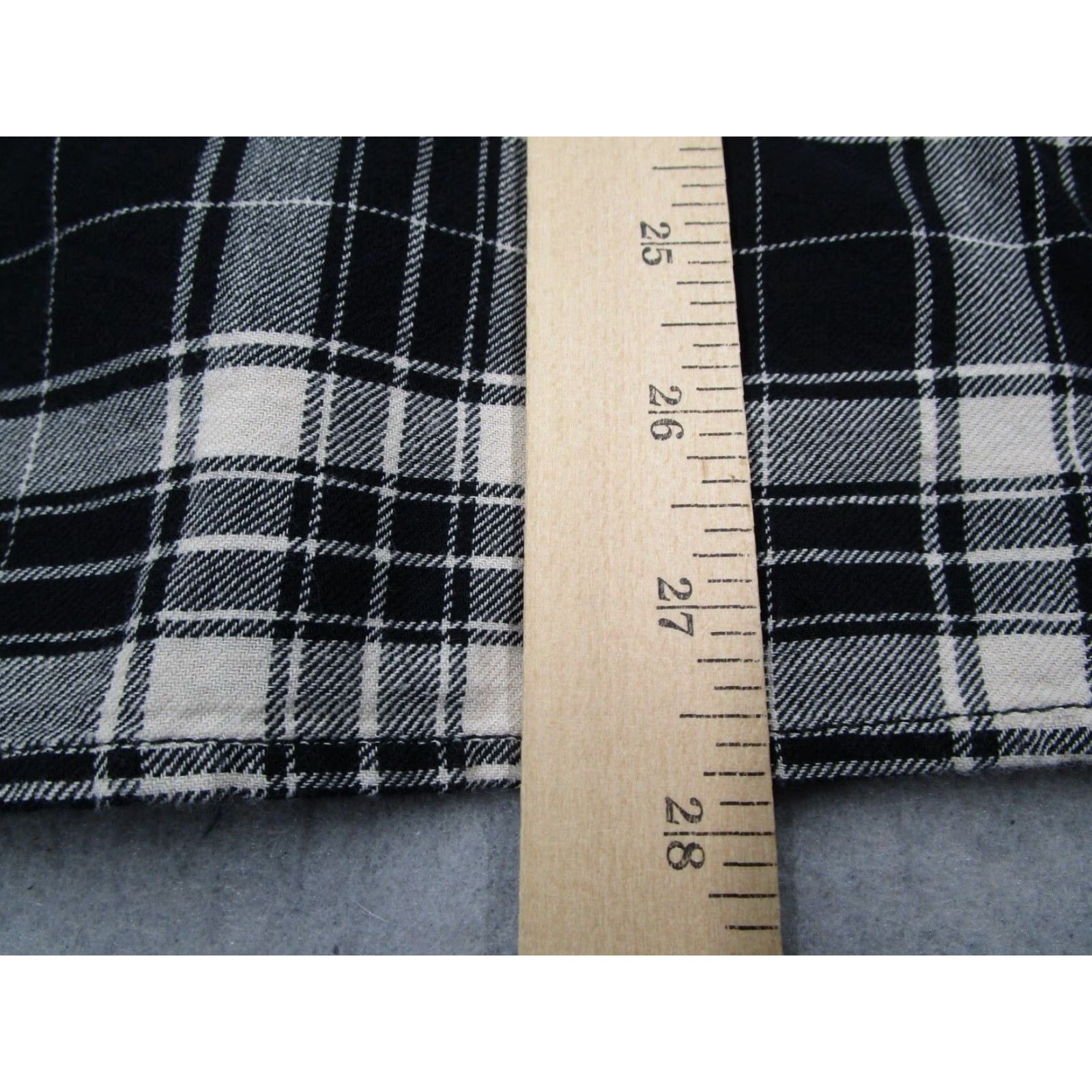 Lucky Brand Lucky Brand Black Plaid Long Sleeve Button-Up Flannel Shirt Mens Large Pearl Snap Work Cowboy Size US L / EU 52-54 / 3 - 6 Thumbnail