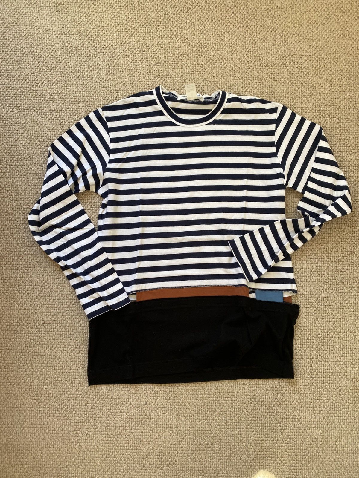 Comme des Garcons SHIRT Comme Des Garçons SHIRT Striped Top Size US M / EU 48-50 / 2 - 1 Thumbnail