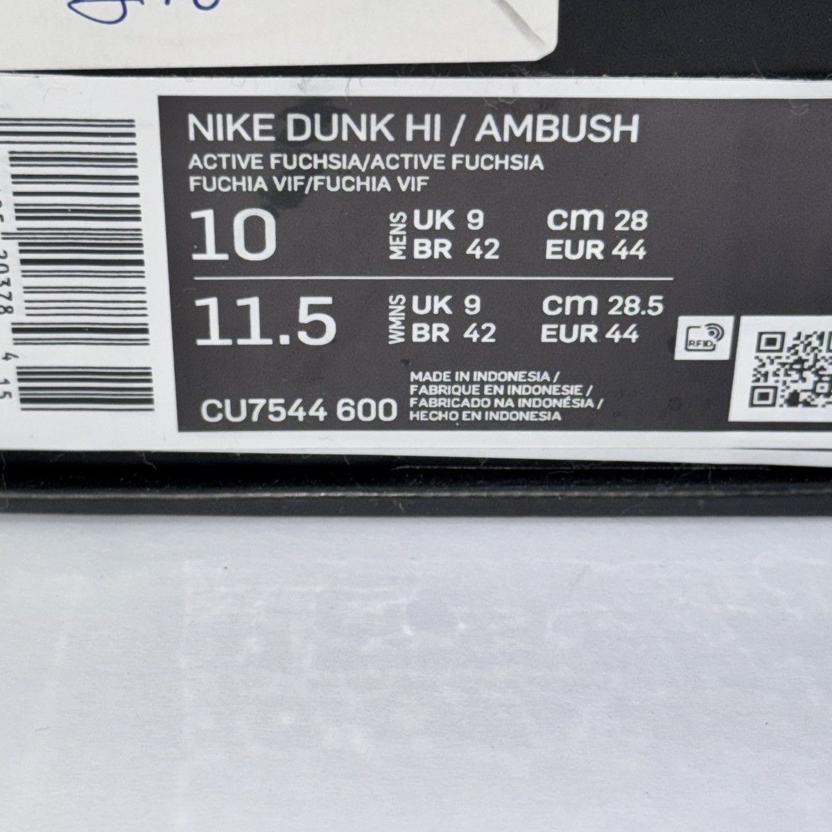 Ambush Design × Nike NIKE DUNK HI AMBUSH ACTIVE FUCHSIA SNEAKERS Size US 10 / EU 43 - 11 Thumbnail