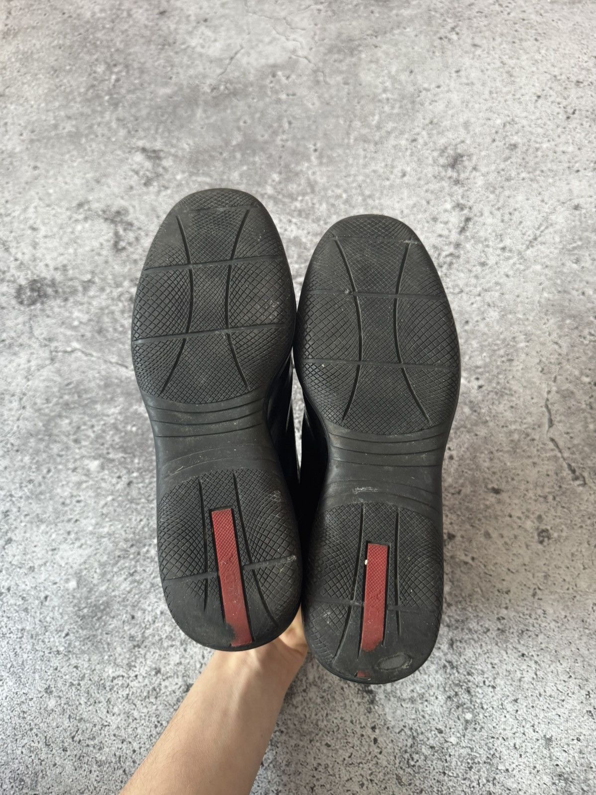 Prada Prada Sneakers Italy Black Leather American Shoes Luxury Size US 6 / IT 36 - 8 Thumbnail