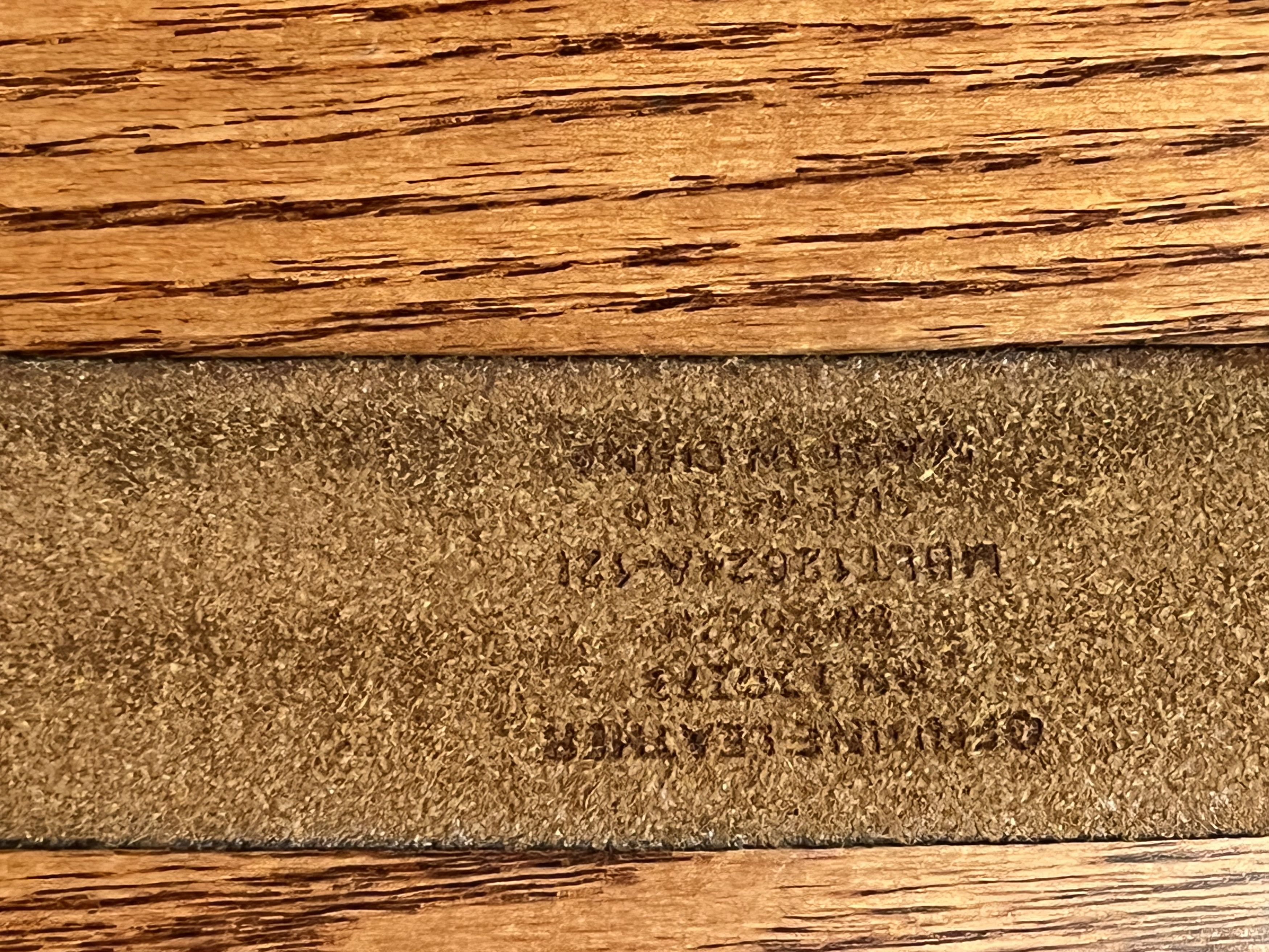 Wrangler Vintage Wrangler Leather Belt with Eagle Design Size XXXL Size 46 - 4 Thumbnail