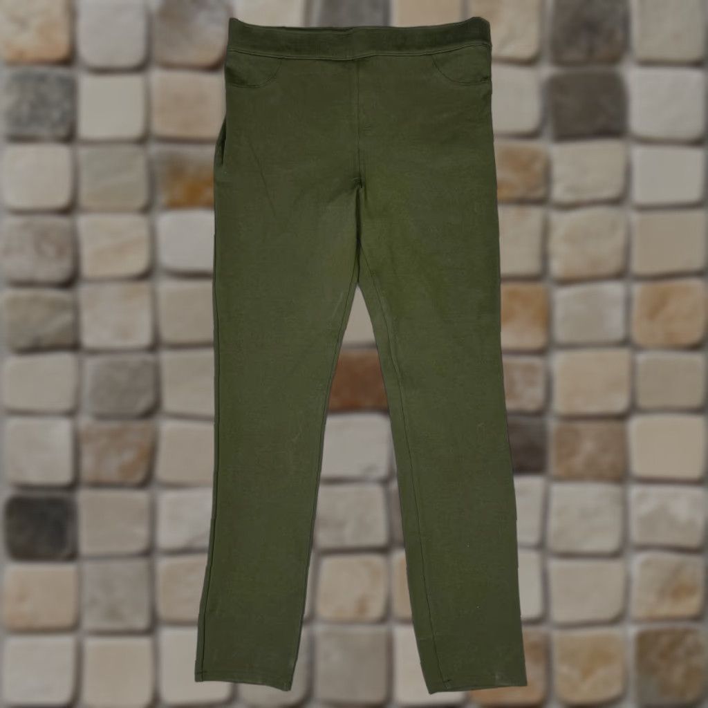 Spanx Spanx Ponte Leggings Women XL Tall Green High Rise Ankle Stretch Shaping Athleisure Nylon Spandex Rayon Spanx Ponte Size 40" / US 18 - 1 Thumbnail
