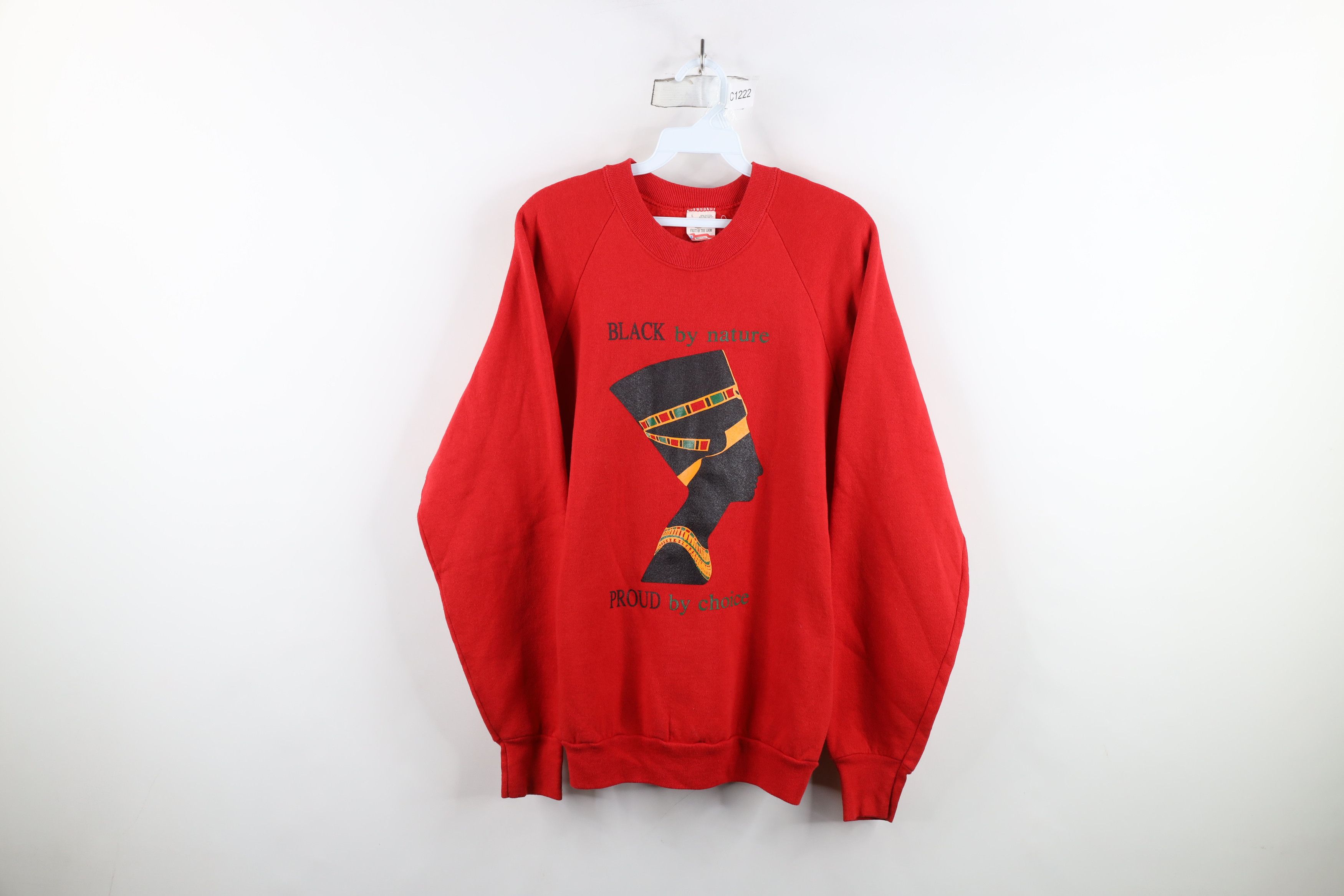 Vintage Vintage 90s Streetwear Nature Proud By Choice Sweatshirt USA Size L / US 10 / IT 46 - 1 Thumbnail