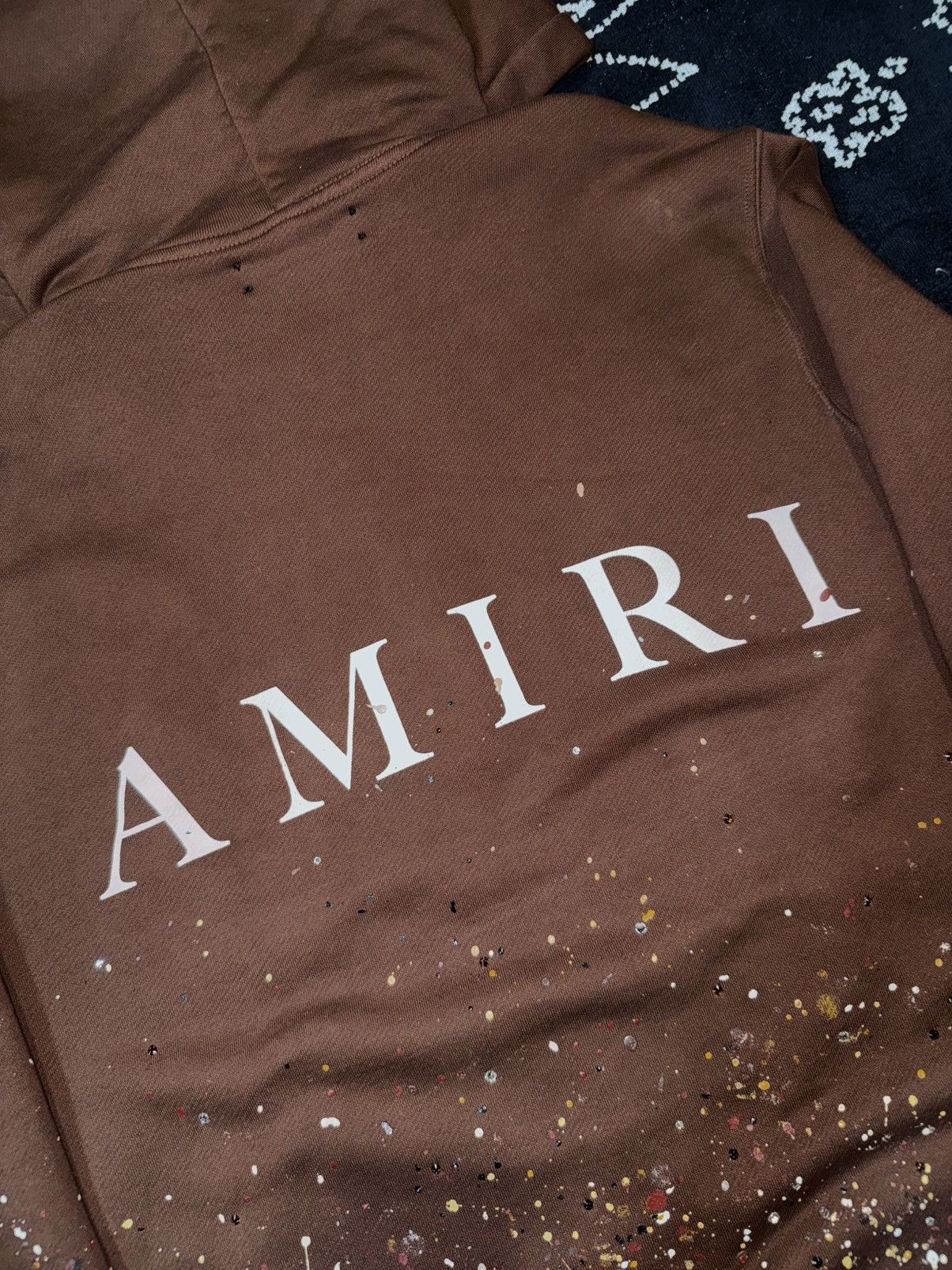 Amiri Amiri Crystal Paint Splatter Hoodie Size US L / EU 52-54 / 3 - 11 Thumbnail