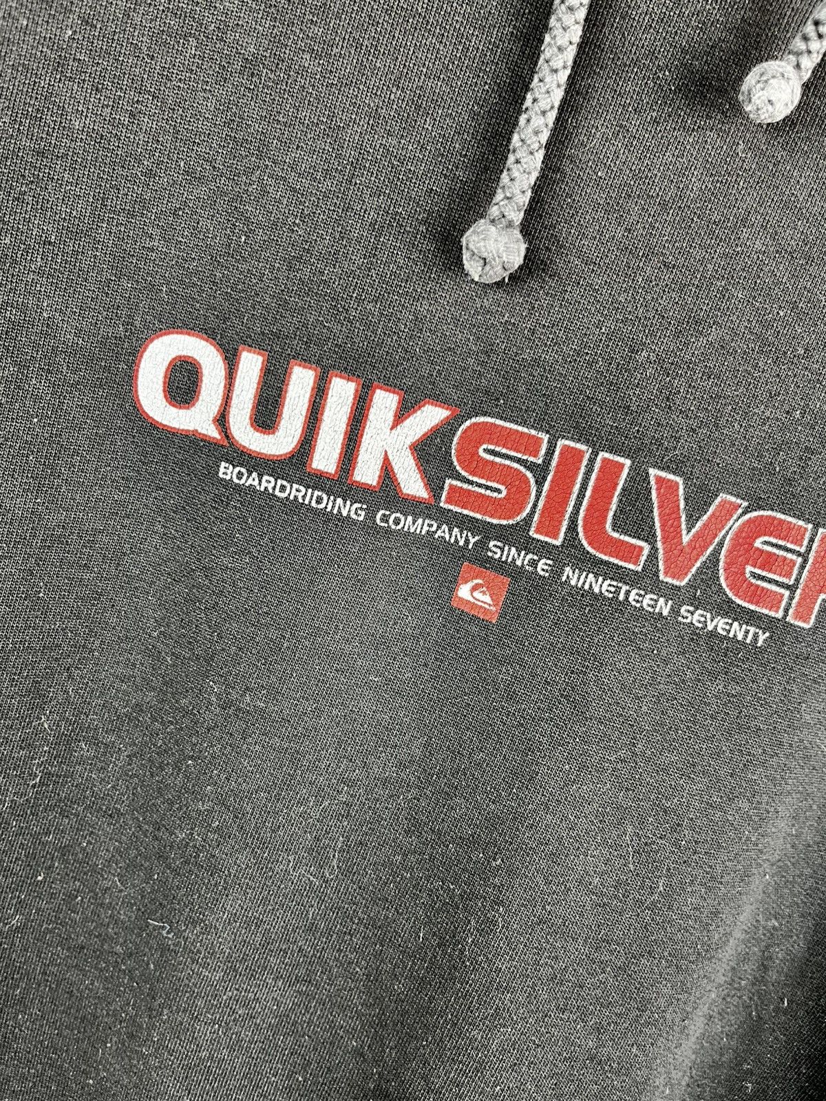 Quiksilver Vintage Quicksilver Hoodie Mens Pullover Faded Distressed Size US XXL / EU 58 / 5 - 3 Thumbnail