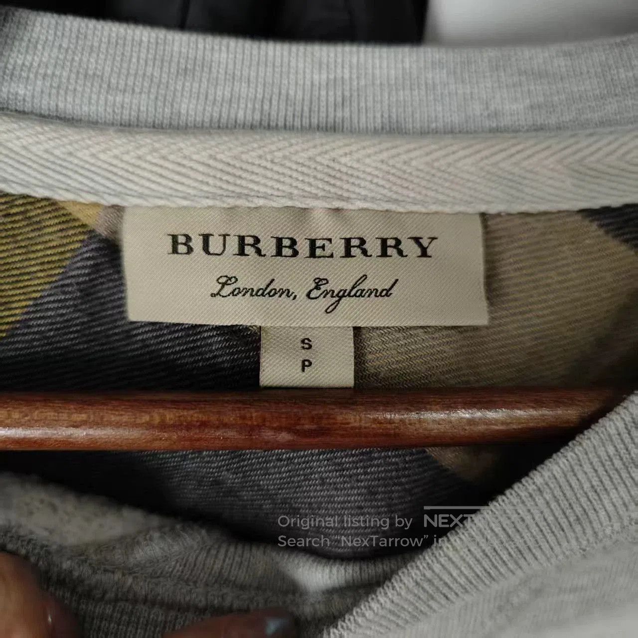 Burberry burberry gray sweatshirt with logo embroidery. Size US S / EU 44-46 / 1 - 3 Thumbnail