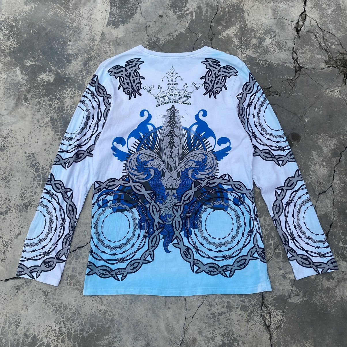 If Six Was Nine ⚡️ELECTRIC SHOCK⚡️ Diamond Studded Long Leeves Size US M / EU 48-50 / 2 - 2 Thumbnail