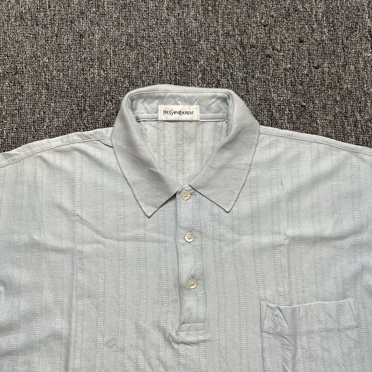 Vintage × Yves Saint Laurent Vintage Yves Saint Laurent YSL Polo Shirt Size US L / EU 52-54 / 3 - 1 Thumbnail