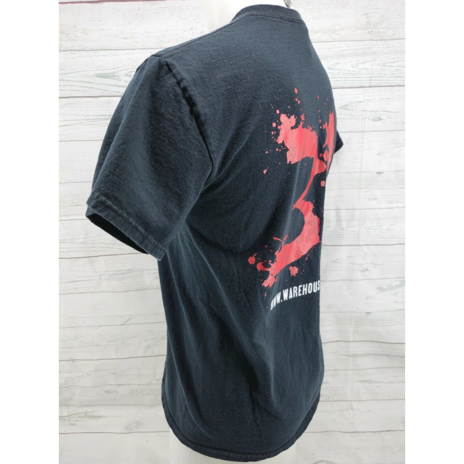 Gildan Haunted House Warehouse 31 Shirt Medium Black Mens T-Shirt Cotton Short Sleeve Gildan Regular Fit Size M Size US M / EU 48-50 / 2 - 6 Thumbnail
