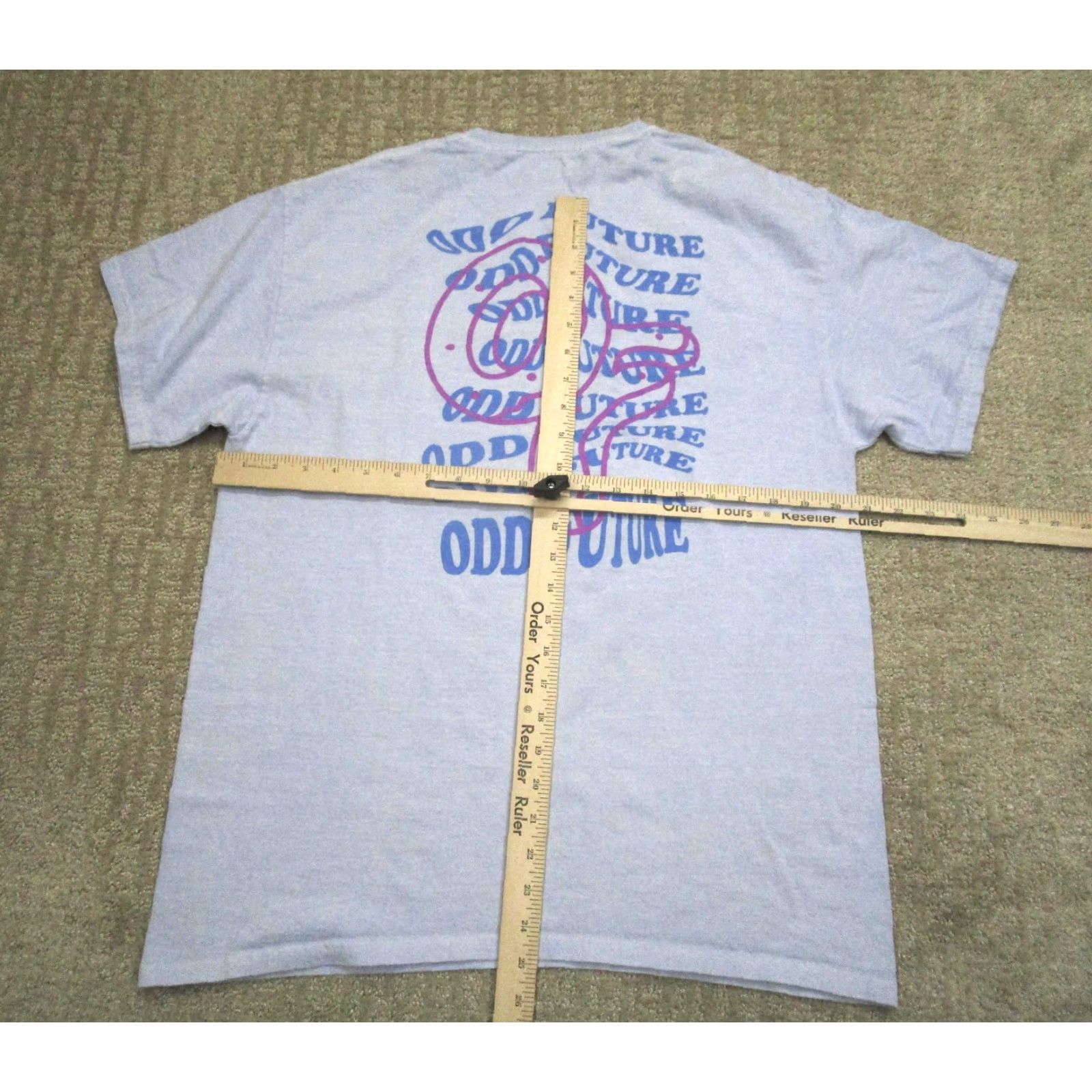 Odd Future Odd Future Shirt Mens Large Light Blue OF Donut Logo Graphic Tee OFWGKTA T-Shirt Logo 2010s Hip Hop Streetwear Men Size US L / EU 52-54 / 3 - 7 Thumbnail