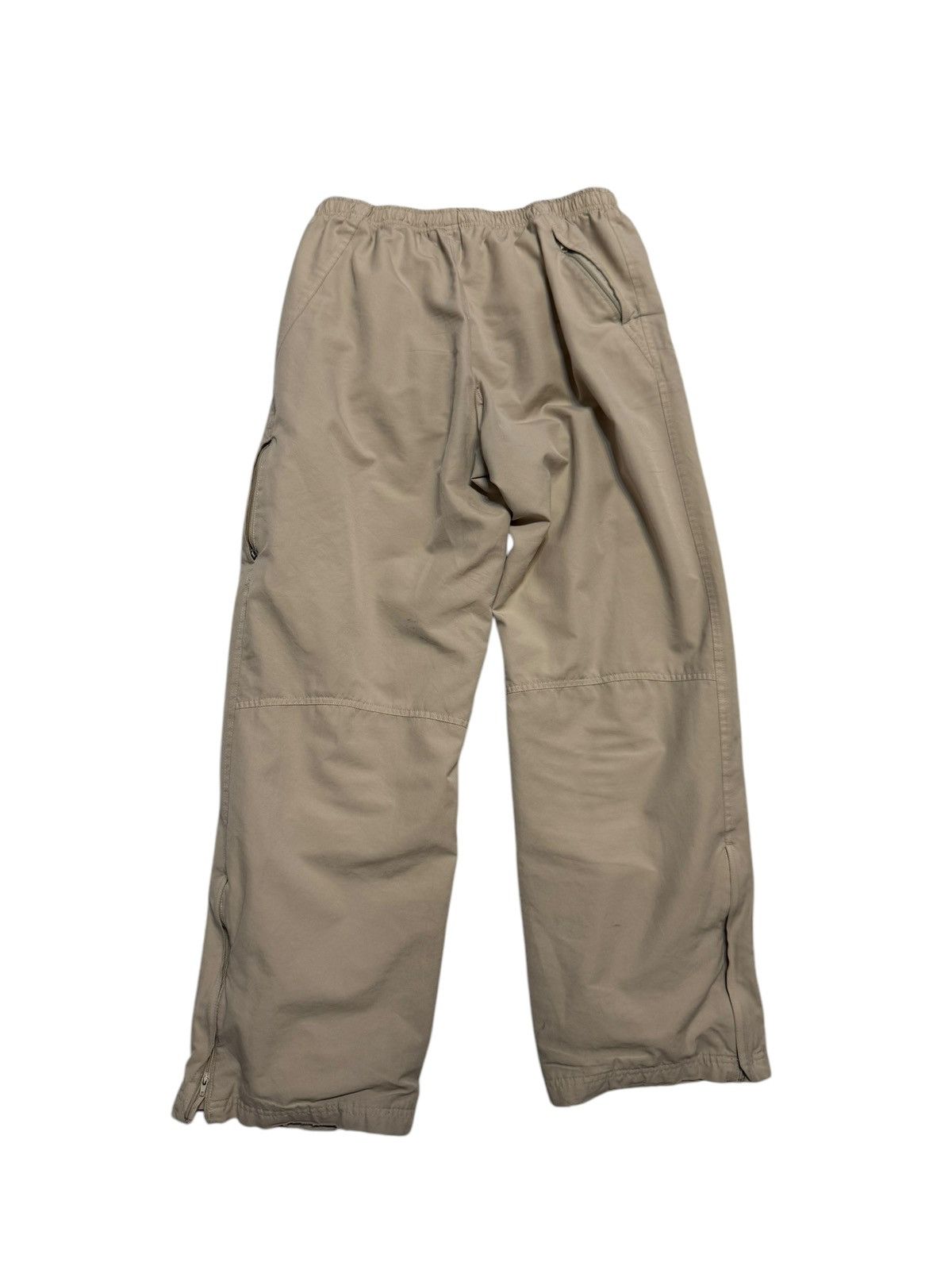 Nike Vintage Nike Track Pants Baggy Y2K Tan beige cream Size US 32 / EU 48 - 4 Thumbnail