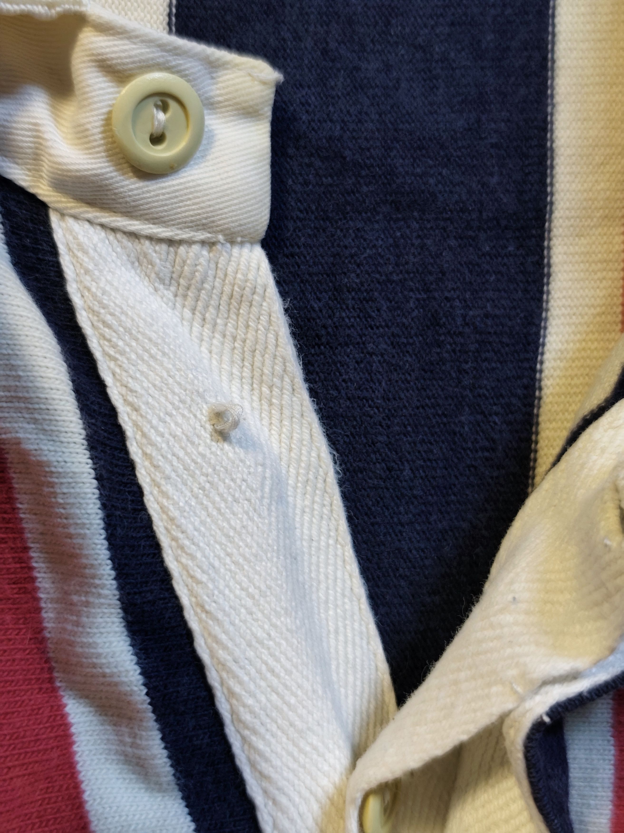 Polo Ralph Lauren Vintage 90s Polo Ralph Lauren Striped Rugby Shirt Size US M / EU 48-50 / 2 - 8 Thumbnail
