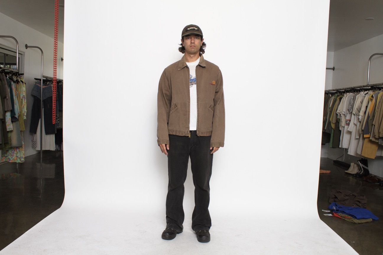 Carhartt BROWN ZIP UP WORKWEAR JACKET BY CARHARTT Size US XL / EU 56 / 4 - 4 Thumbnail