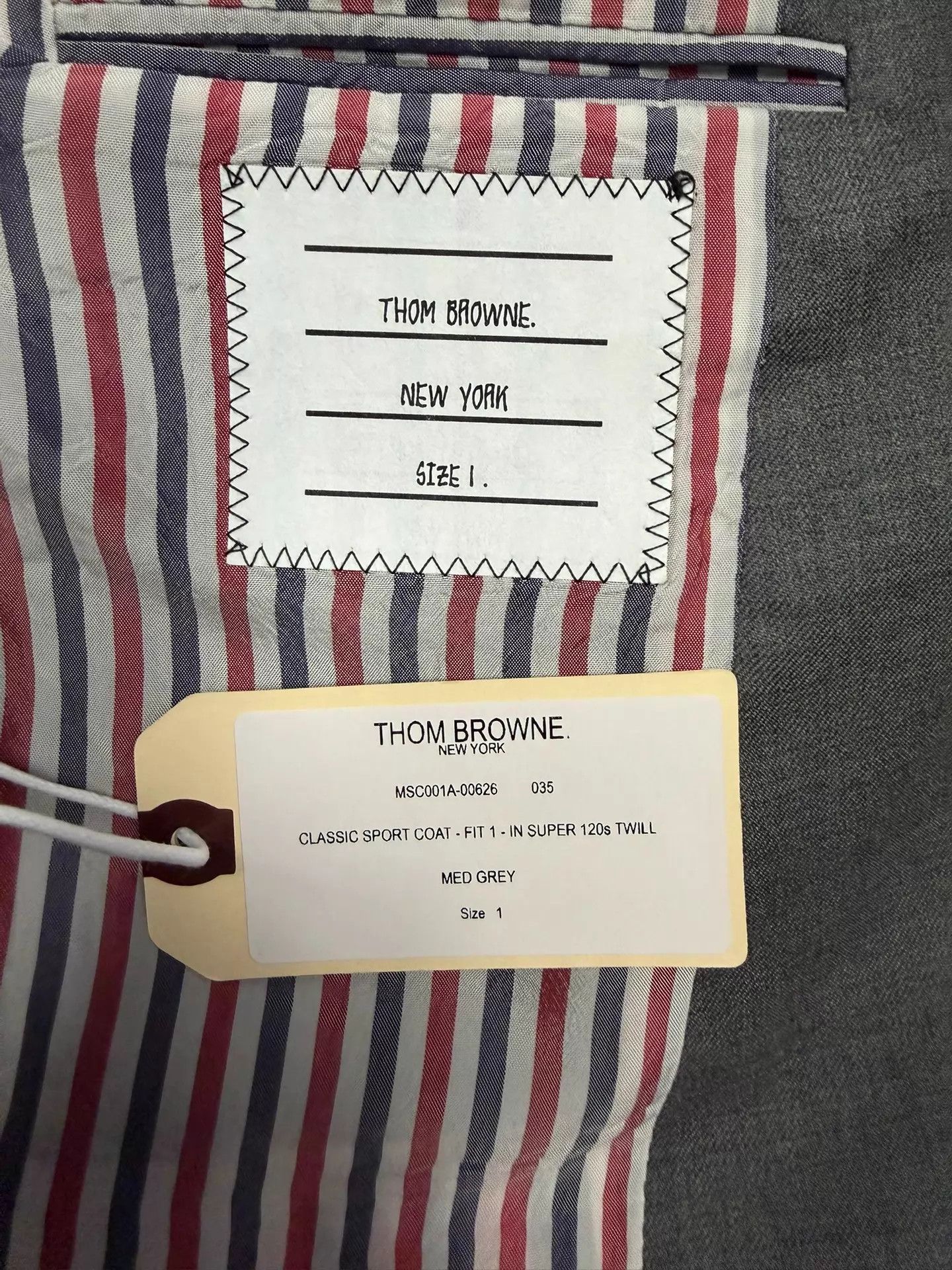 Thom Browne Thom Browne Classic Suit Mid Gray Size 1 Size US S / EU 44-46 / 1 - 4 Thumbnail