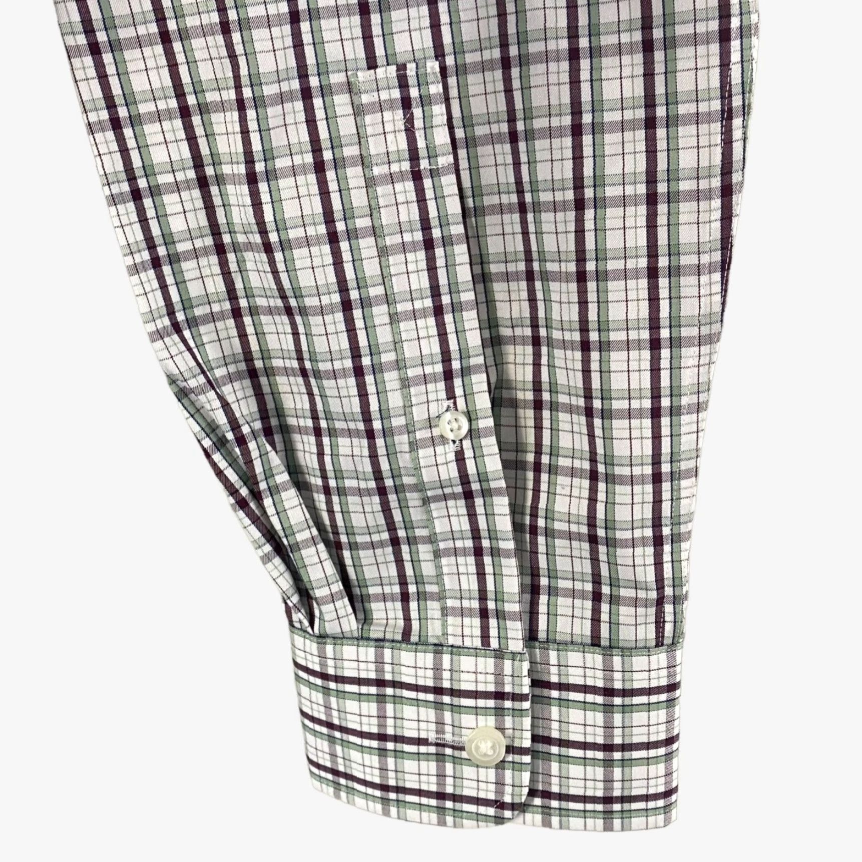 Duluth Trading Company DULUTH TRADING CO. Wrinklefighter Button-Down Shirt Plaid Relaxed Fit White XLT Tall Mens Size US XL / EU 56 / 4 - 7 Thumbnail