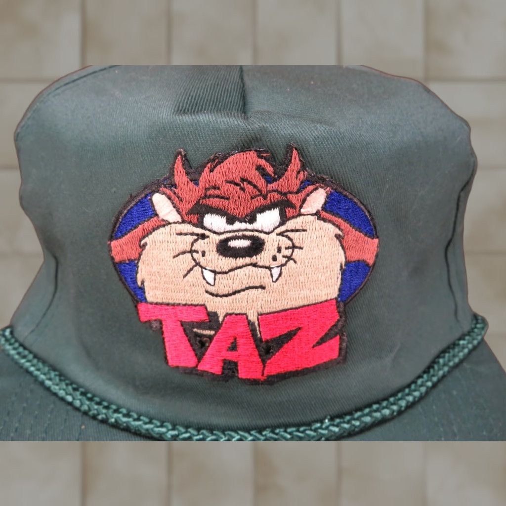 Vintage VTG 1998 TAZ NEW with tags looney toons Snapback Dealer hat Trucker Hat Cap HaT Size ONE SIZE - 1 Thumbnail